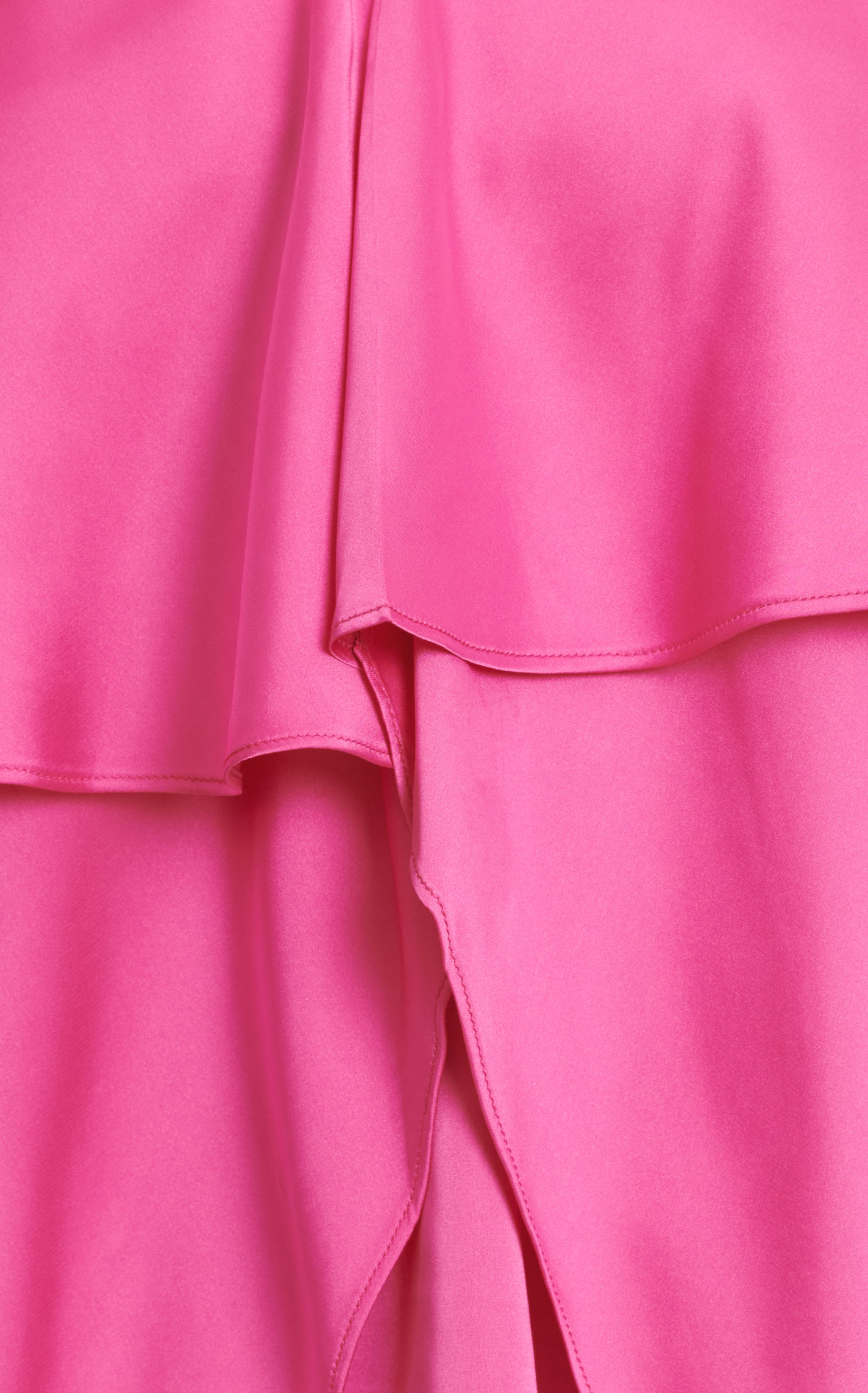 First Love Women's Hot Pink Ruffle Tiered Tank Top - Image 1