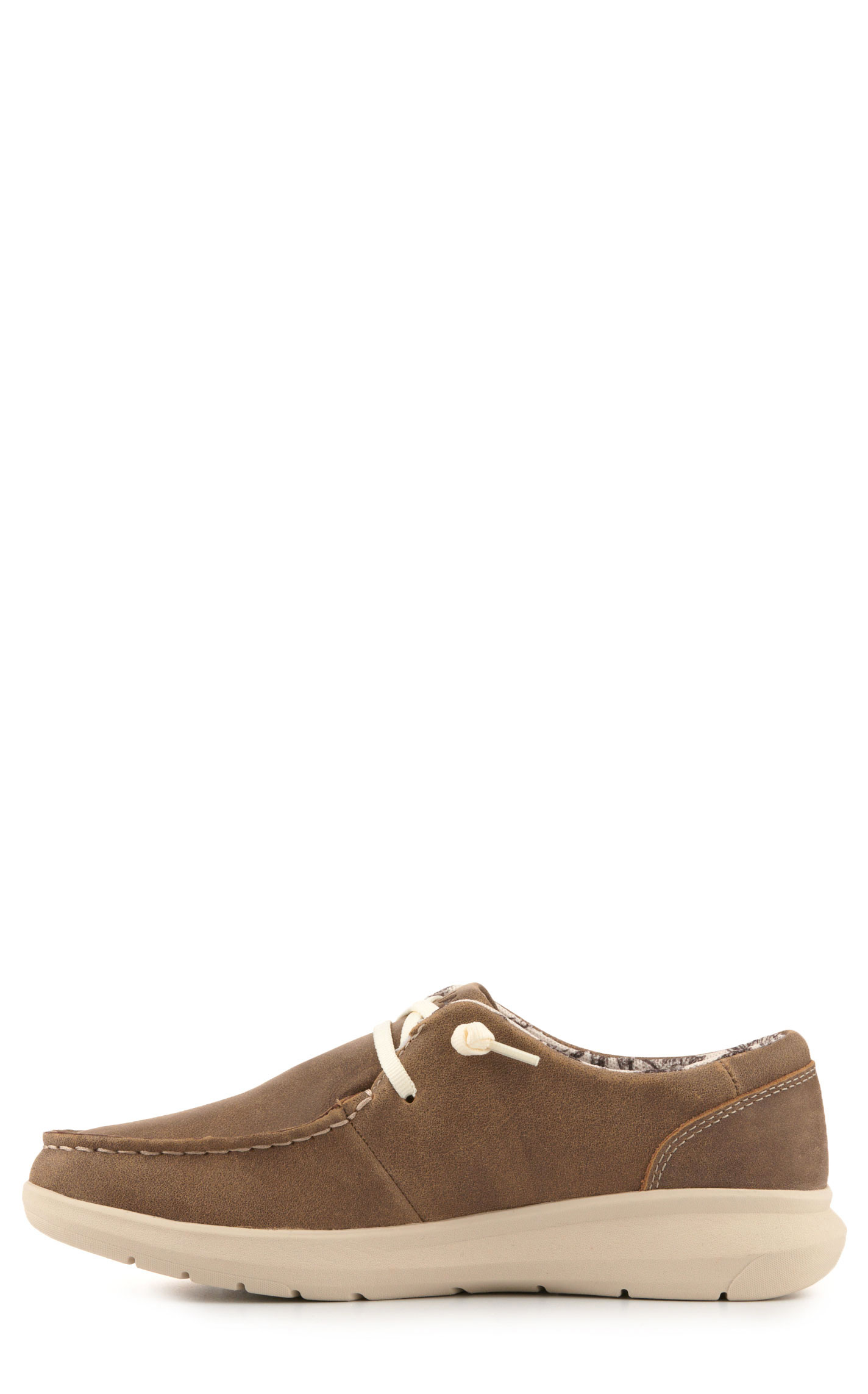 Ariat Women's Hilo Brown Bomber Moc Toe Lace Up Casual Shoe - Image 1