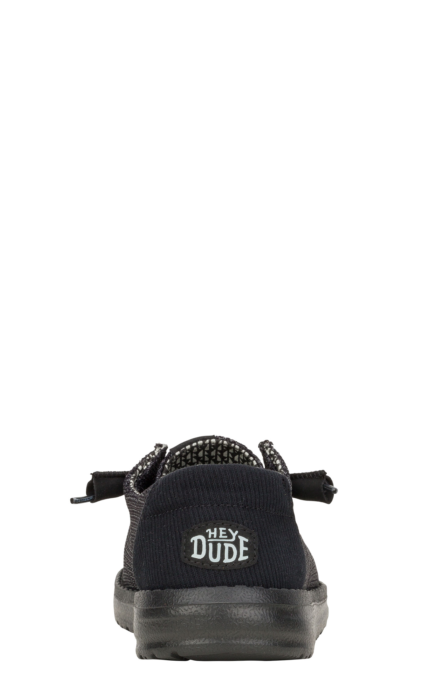 Hey Dude Women’s Wendy Stretch Sox Black Slip On Casual Shoes - Image 1