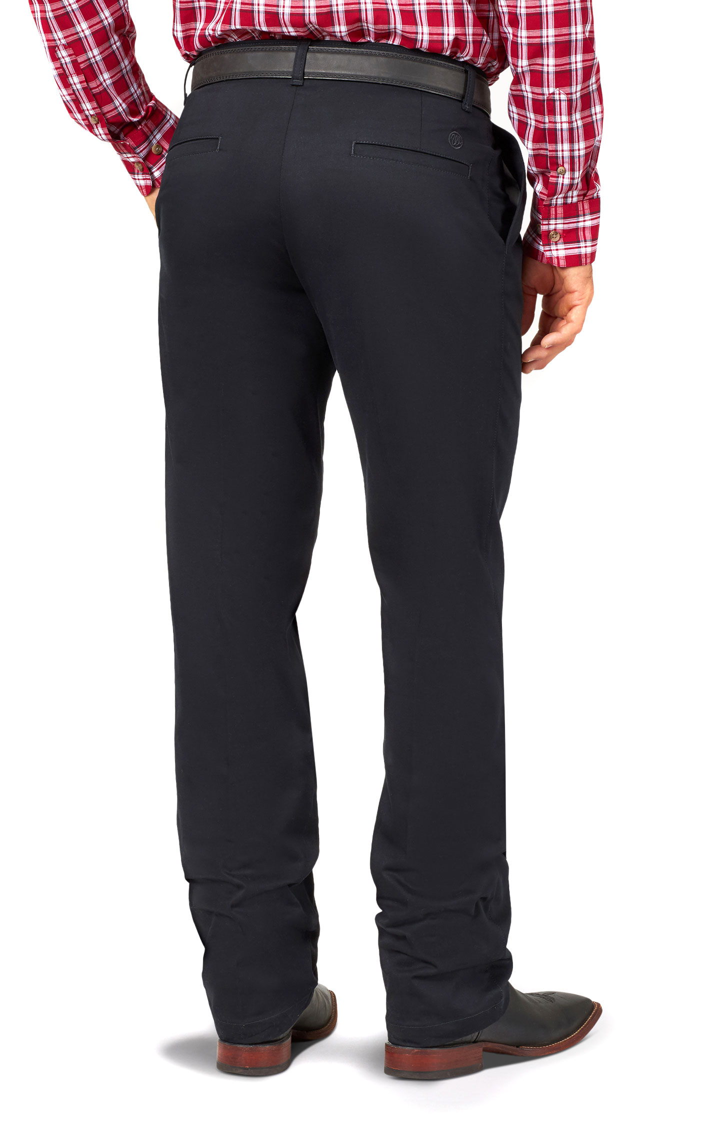 Wrangler Men's Black Pleated Front Relaxed Fit Wrinkle Resistant Casual Pants - Big - Image 1