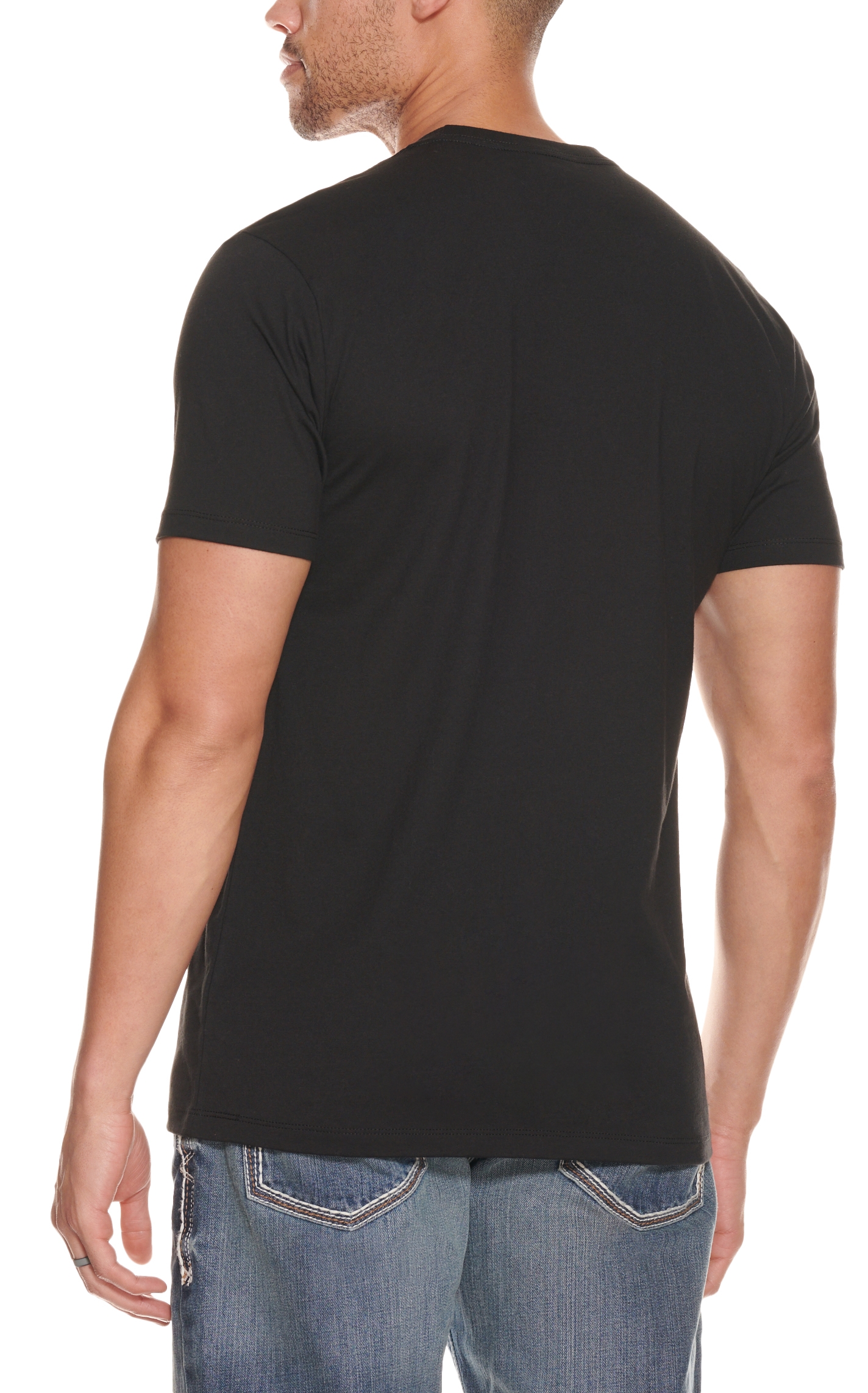 Ariat Men's Black Mexico Flag Shield Logo Short Sleeve T-Shirt - Cavender's Exclusive - Image 1