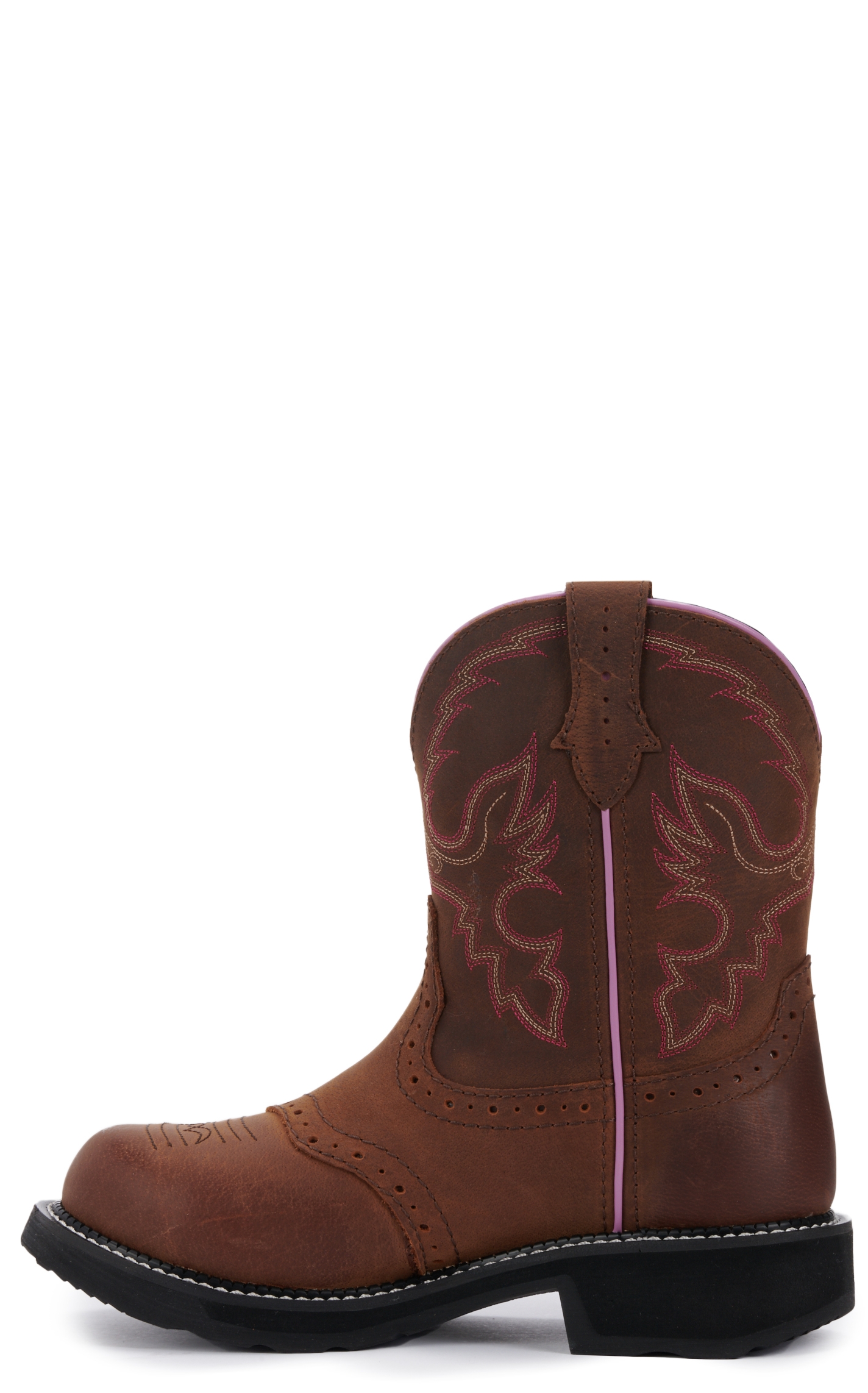 Justin Women's Gypsy Collection Wanette Aged Bark Brown Round Steel Toe Work Boot - Image 1