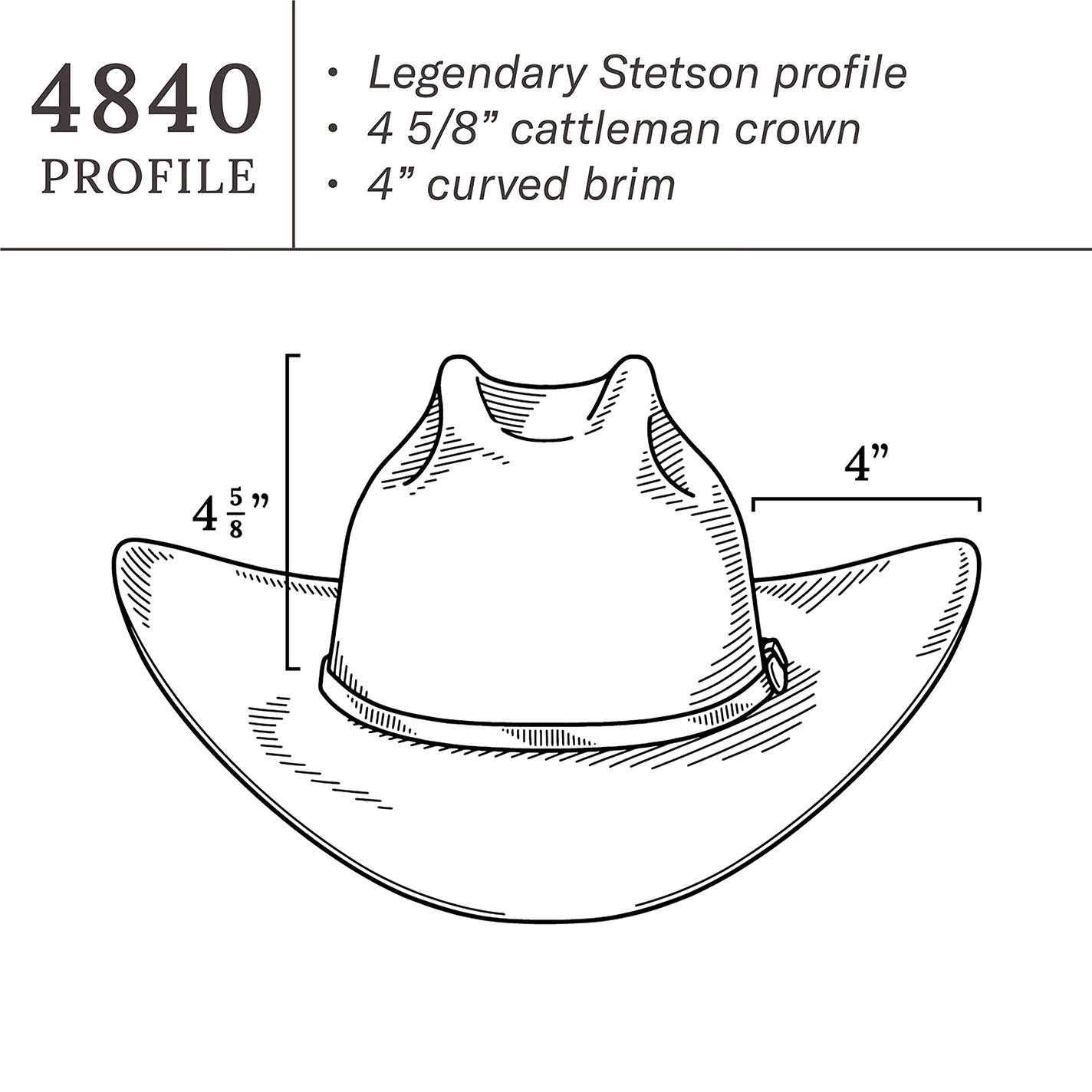 Stetson El Patron 30X Silverbelly Felt Cattleman's Crown Cowboy Hat - Image 1
