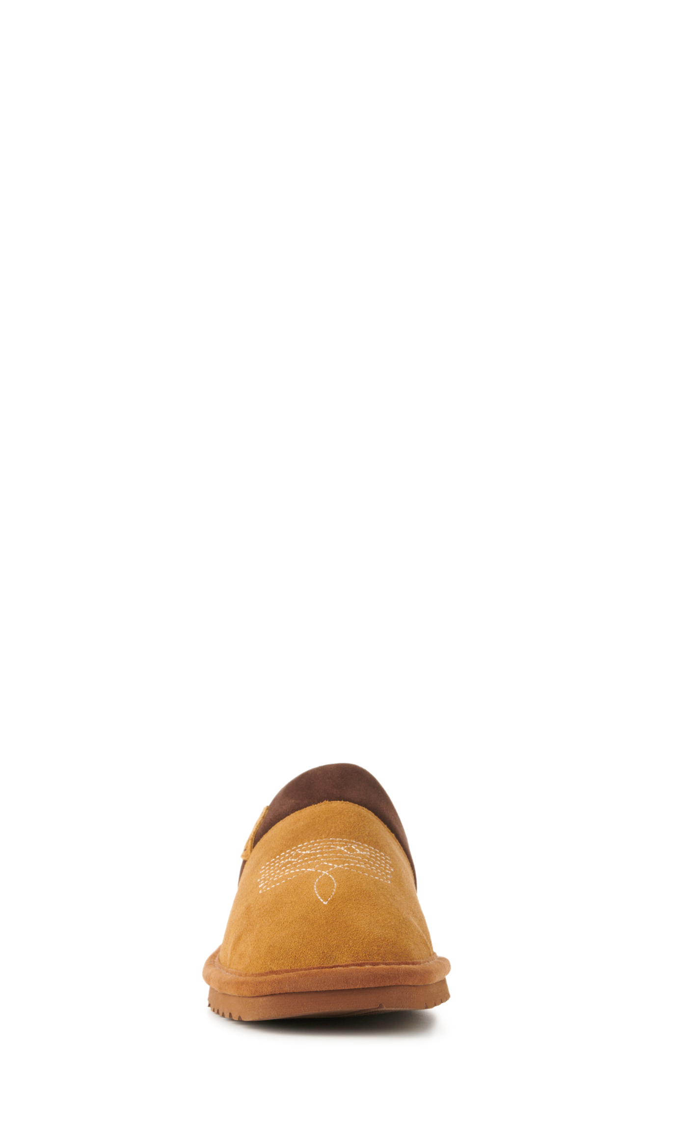 Ariat Men's Silversmith Chestnut Suede Slippers - Image 1