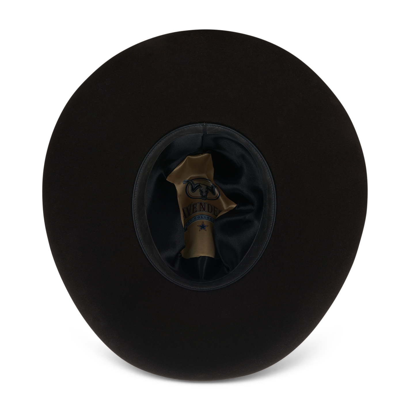 Cavender's 3X Chocolate Brown Self Band Gus Crown Wool Cowboy Hat - Image 1