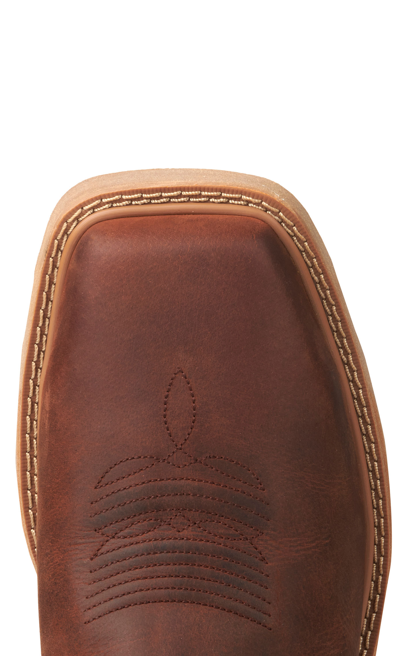 Justin Men's Buster II Pecan Brown Waterproof Wide Square Steel Toe Work Boots - Image 1
