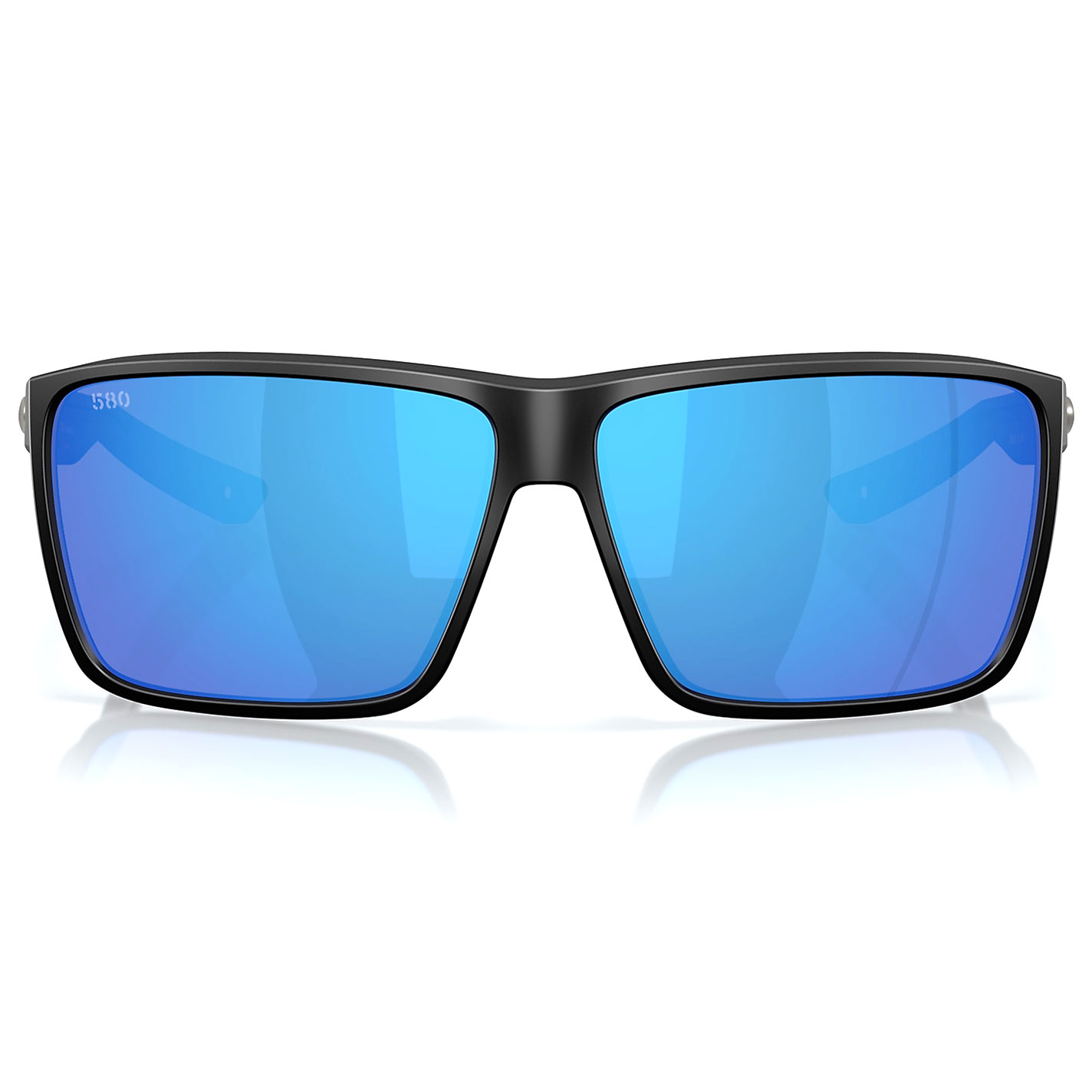 Costa Men's Black Frame Blue Mirror Polarized Sunglasses - Image 3
