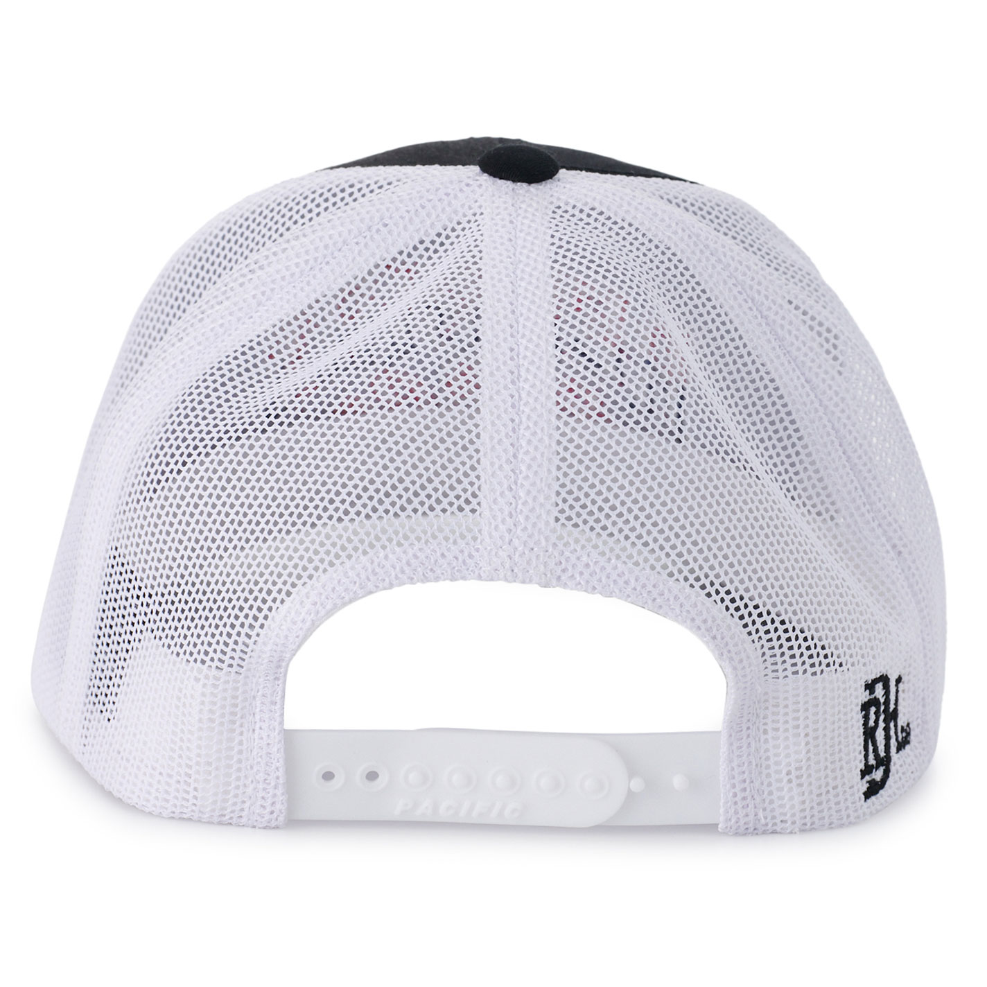 Red Dirt Hat Co Black & White Hot Pink Logo Embroidery Cap - Image 1