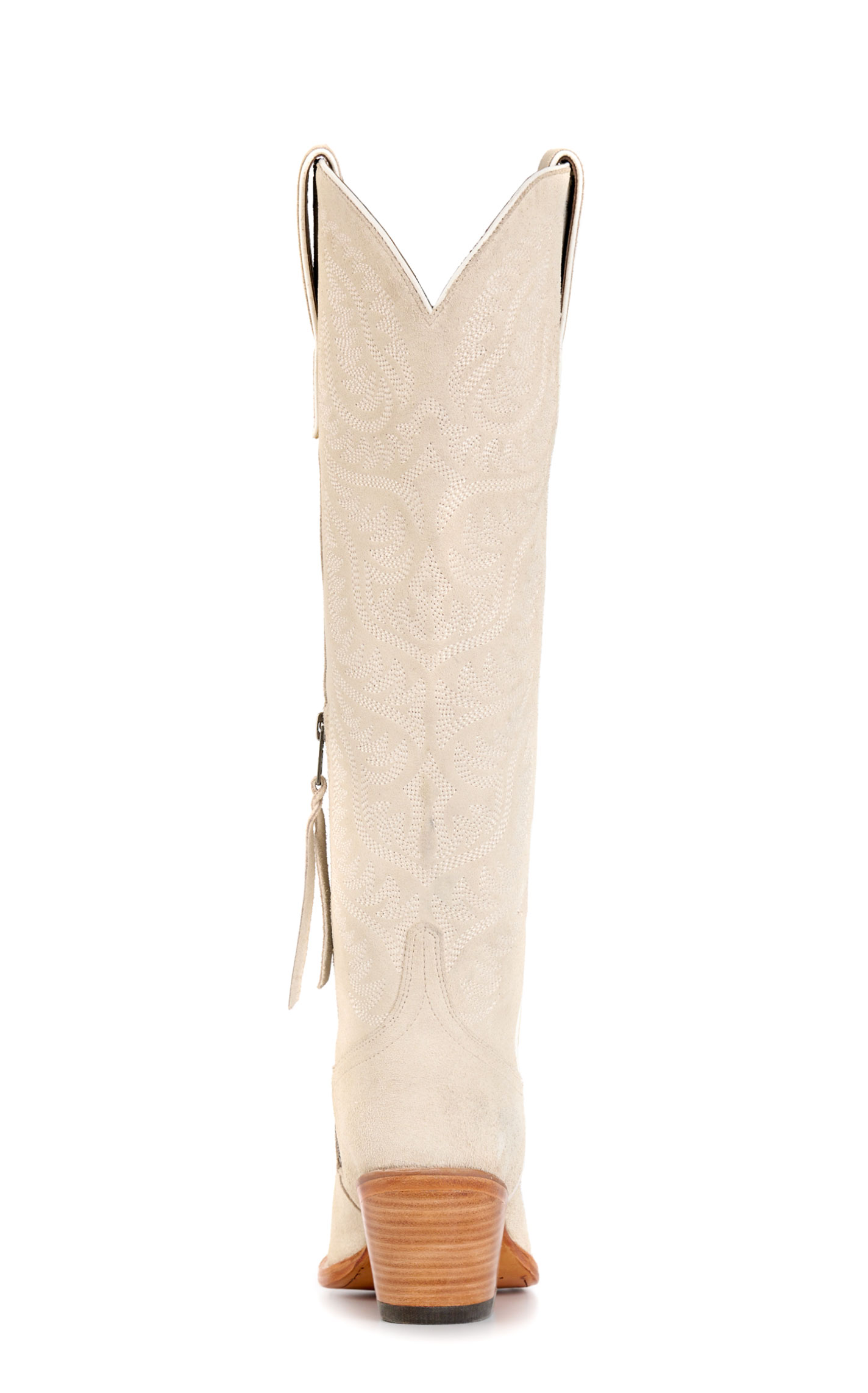 Ariat Women’s Laramie Oyster Suede StretchFit Tall Snip Toe Cowboy Boots - Image 1