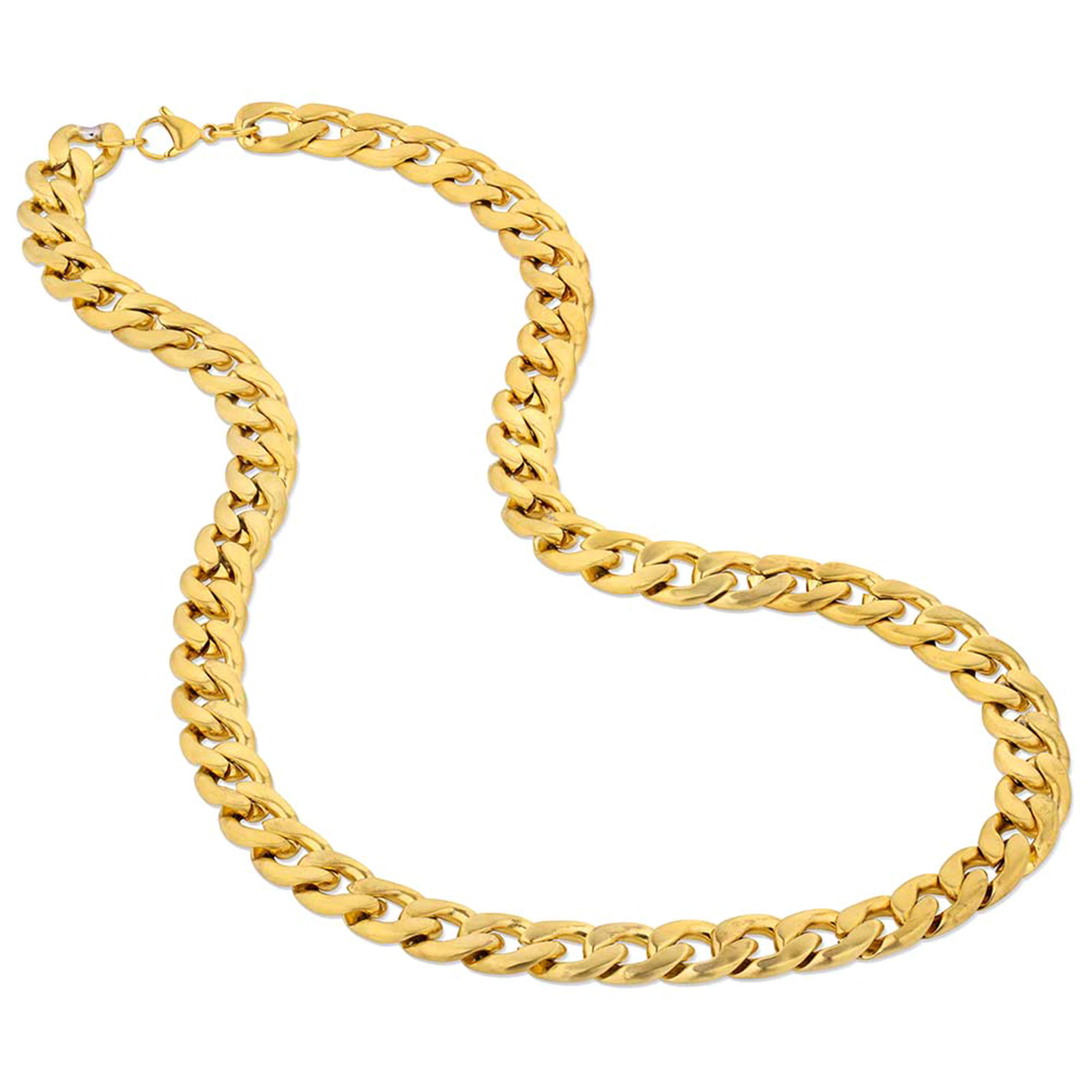 Montana Silversmiths Men's Gold Cuban Link Chain Necklace - Image 1