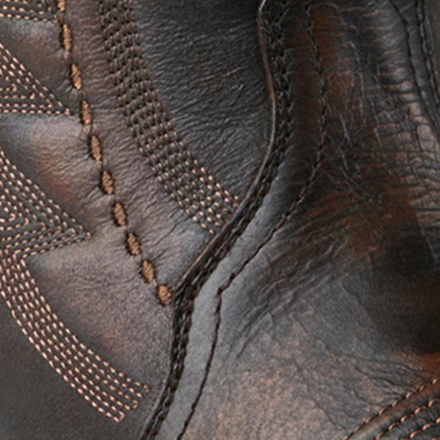 Circle G by Corral Women's Distressed Dark Brown with Embroidery & Triad Snip Toe Cowboy Boots - Image 1
