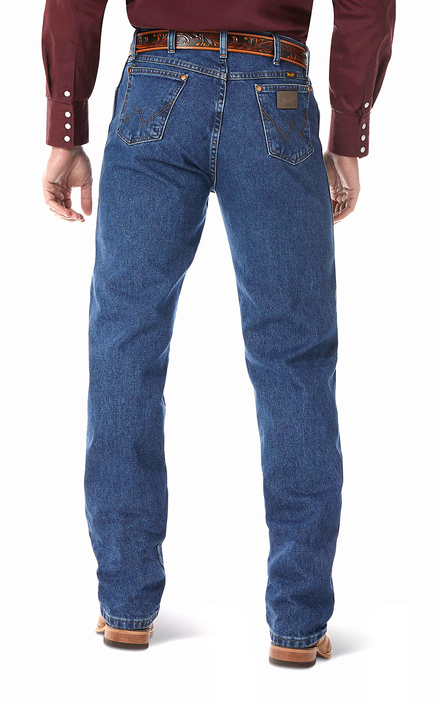 Wrangler Men's Cowboy Cut Stonewashed Original Fit Jeans - Tall - Image 1