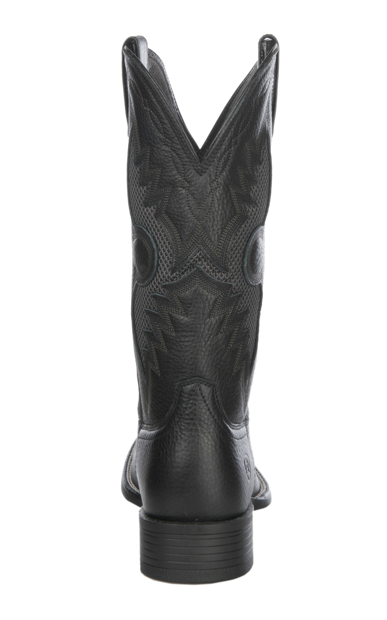 Ariat Men's Solado Black VentTEK Bantamweight Wide Square Toe Cowboy Boot - Image 1