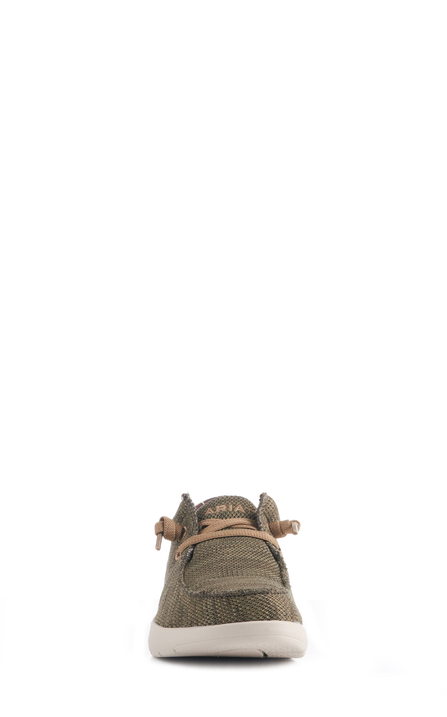 Ariat Men's Hilo Heathered Olive Stretch Lace Casual Shoe - Image 1
