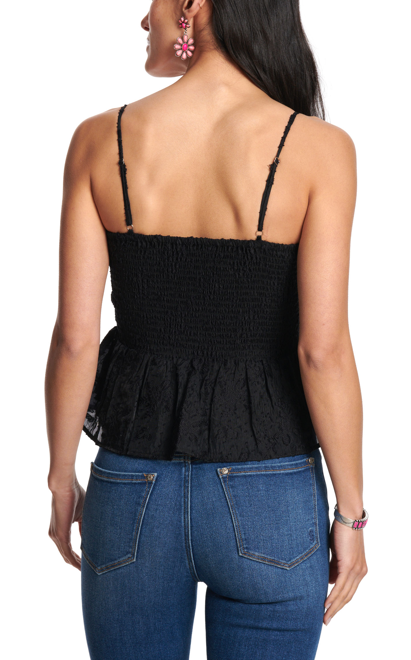 Blue B Women’s Black Corset Cami-Tank - Image 1