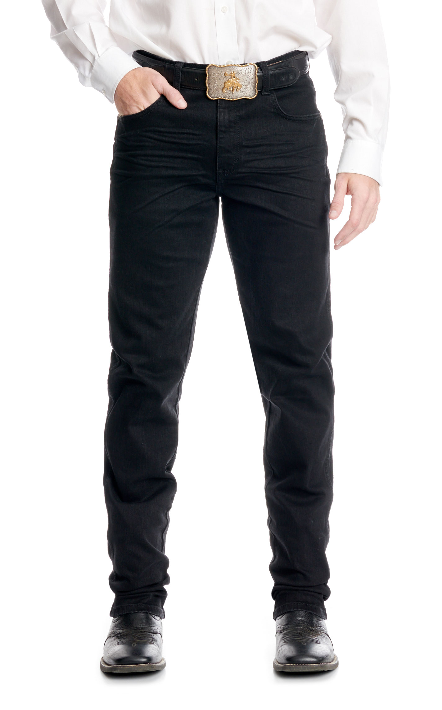 Wrangler Retro Men's 88 Blackwell Black Slim Straight Leg Jeans - Image 1