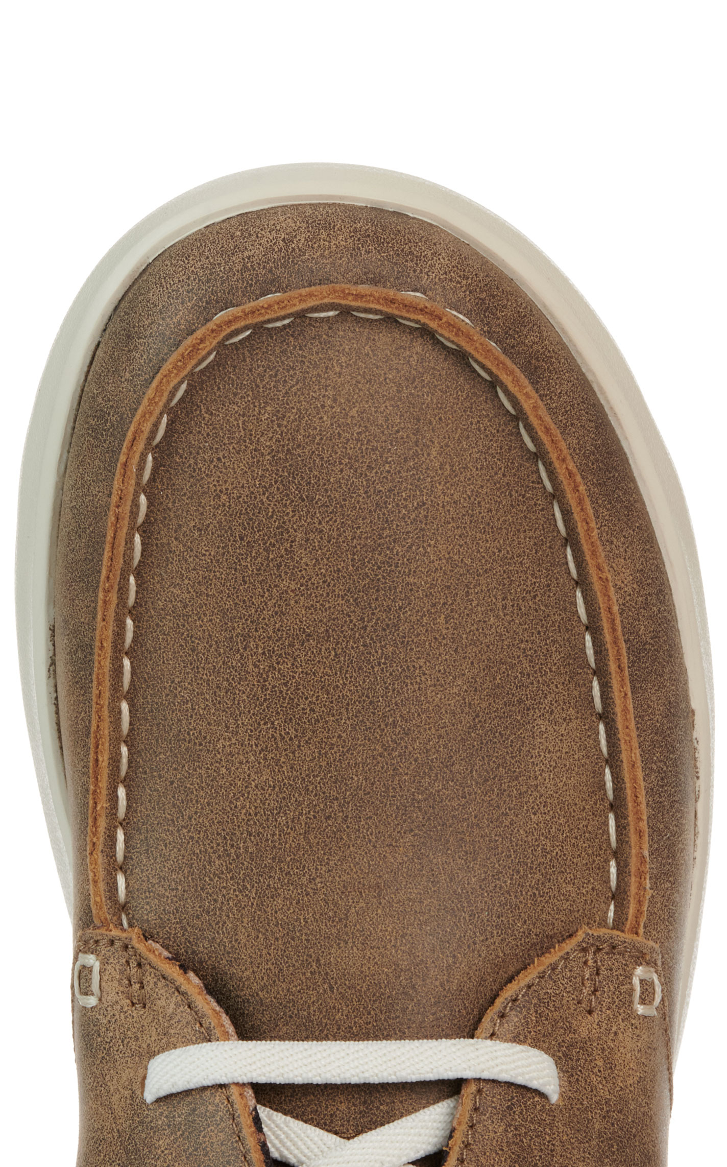 Ariat Ladies’ Brown Bomber Hilo High Top Lace Up Moc Toe Casual Shoe - Image 1