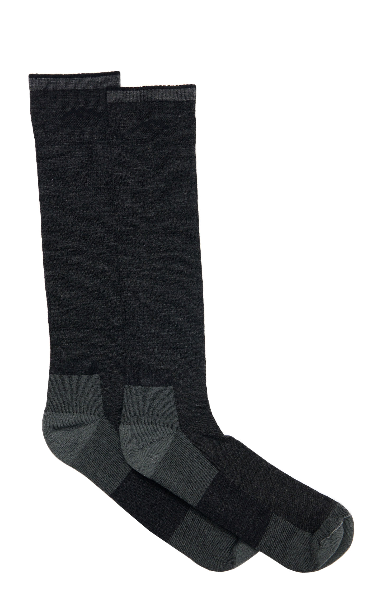 Darn Tough Men's Westerner Charcoal Over-the-Calf Lightweight Work Boot Socks - Medium - Image 1