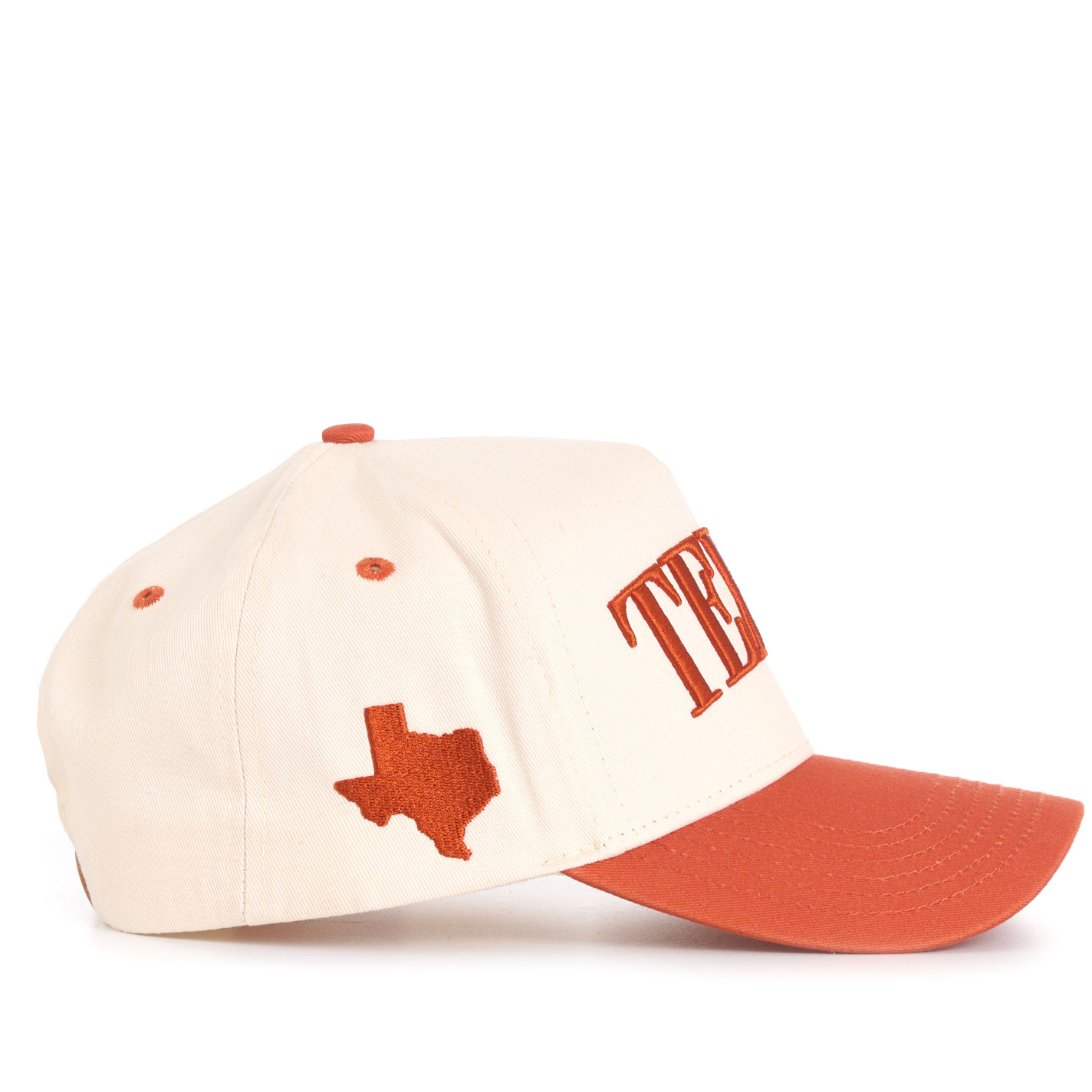 Hondo Orange & Bone Texas Embroidered Logo Cap - Image 1