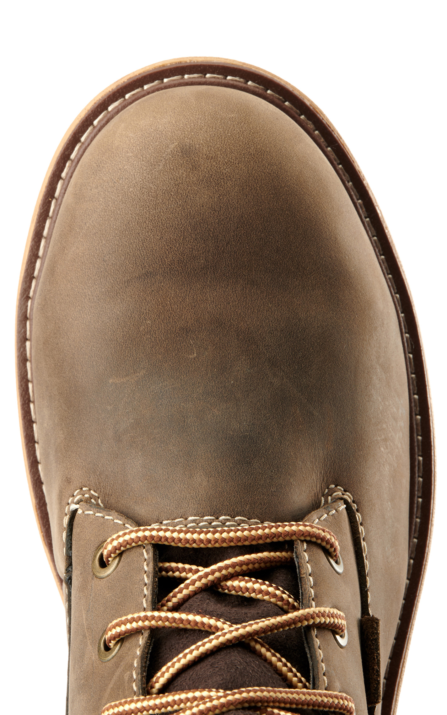 Timberland PRO Women's Hightower Coffee Brown Round Alloy Toe Lace Up Work Boot - Image 1