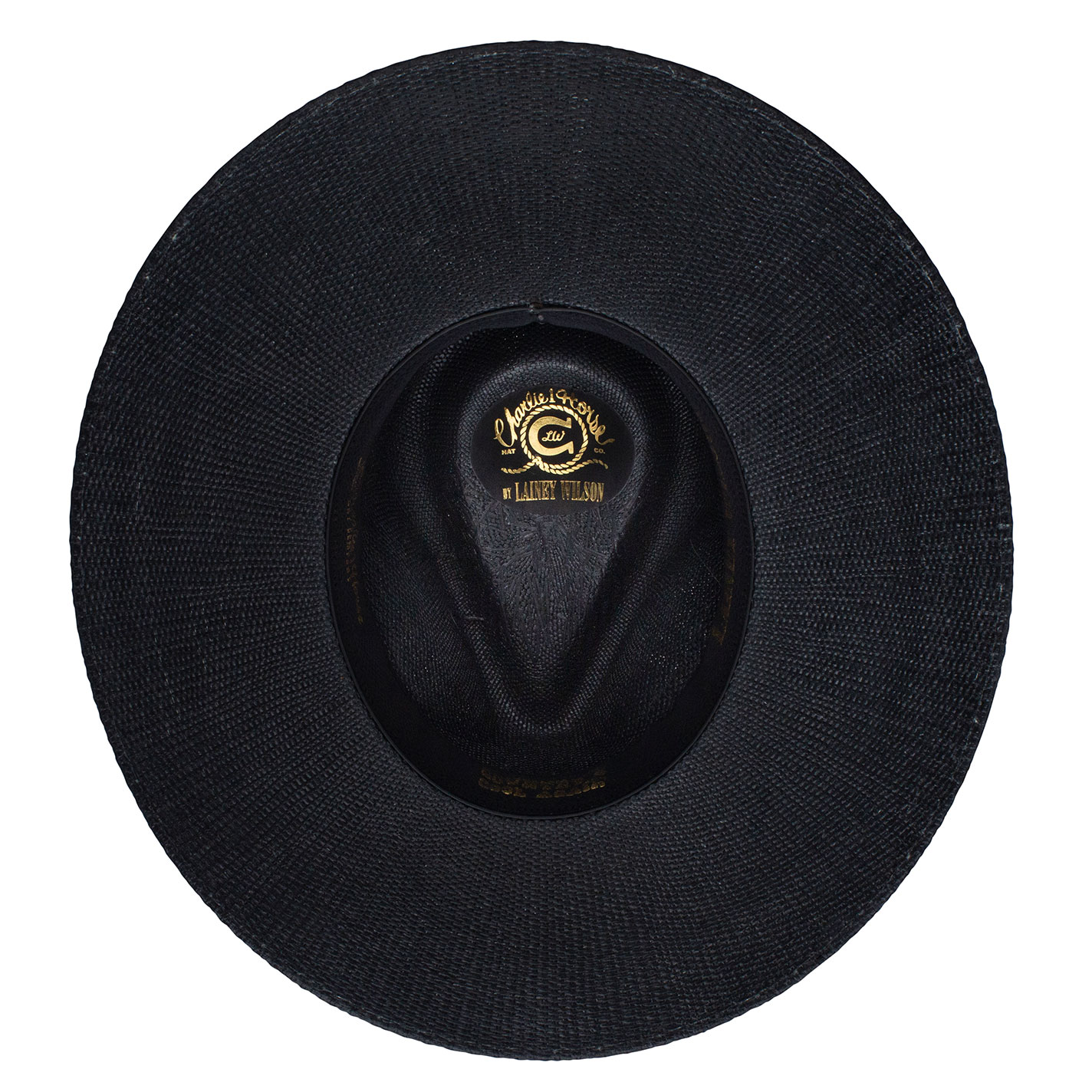 Charlie 1 Horse Lainey Wilson Women's Black Opal Pinch Front Straw Hat - Image 7