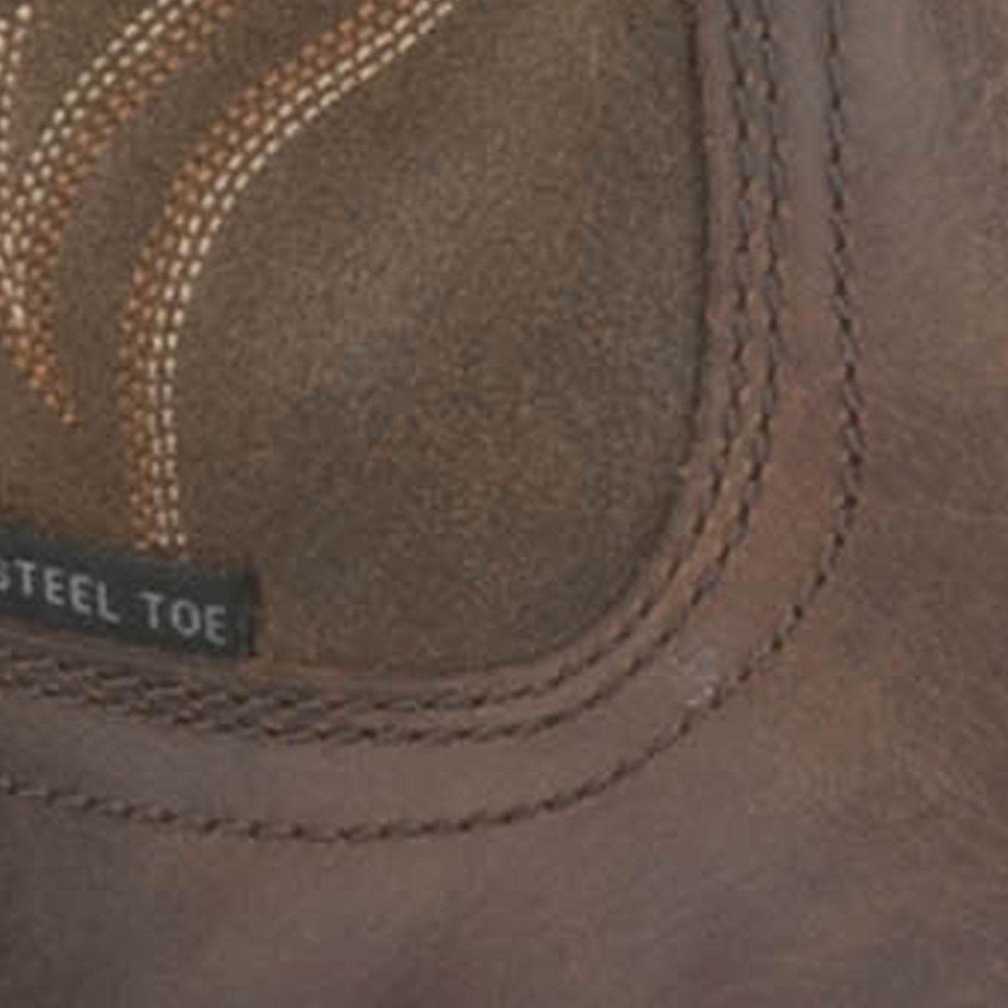 Ariat Men's Groundbreaker Brown MetGuard Square Steel Toe Work Boot - Image 1