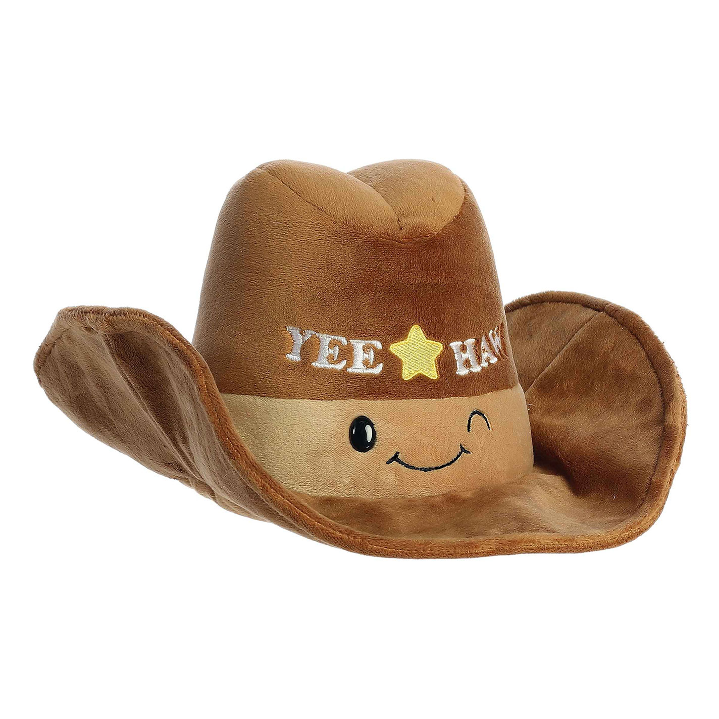 Aurora World Brown Yee Haw Cowboy Hat Stuffed Toy - Image 4