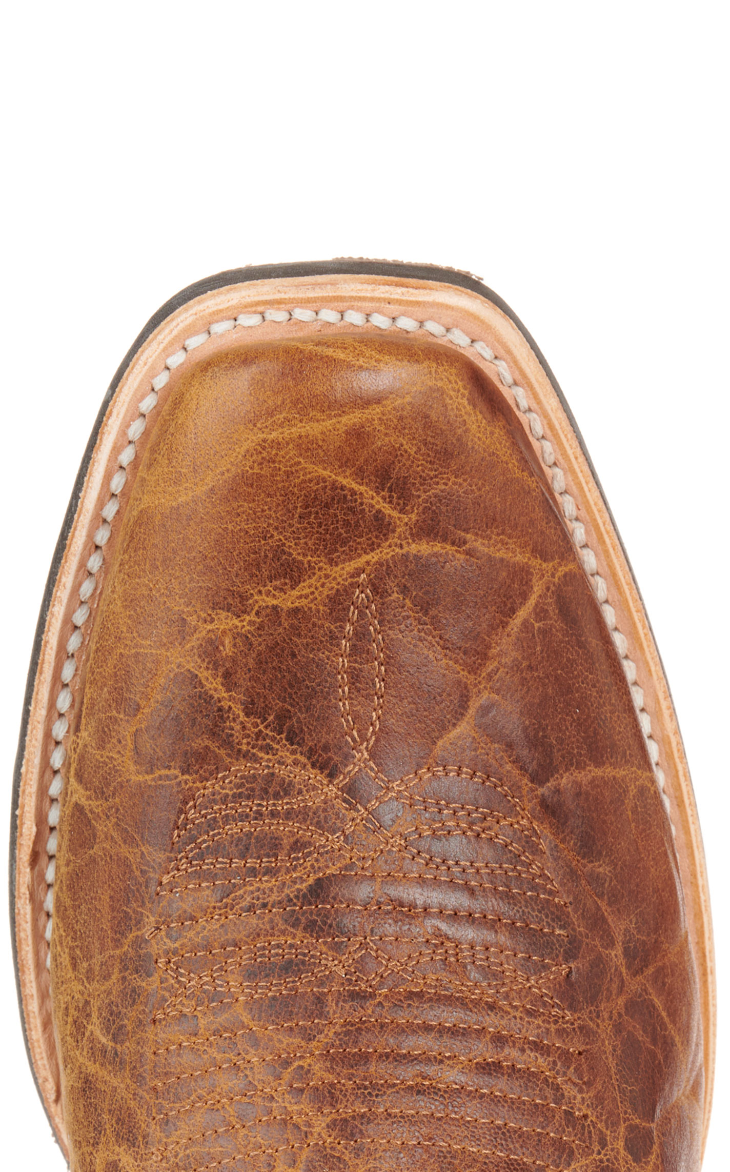 Ariat  Men's Smoked Tan & Aging Barrel Narrow Cutter Toe Cowboy Boots - Image 1
