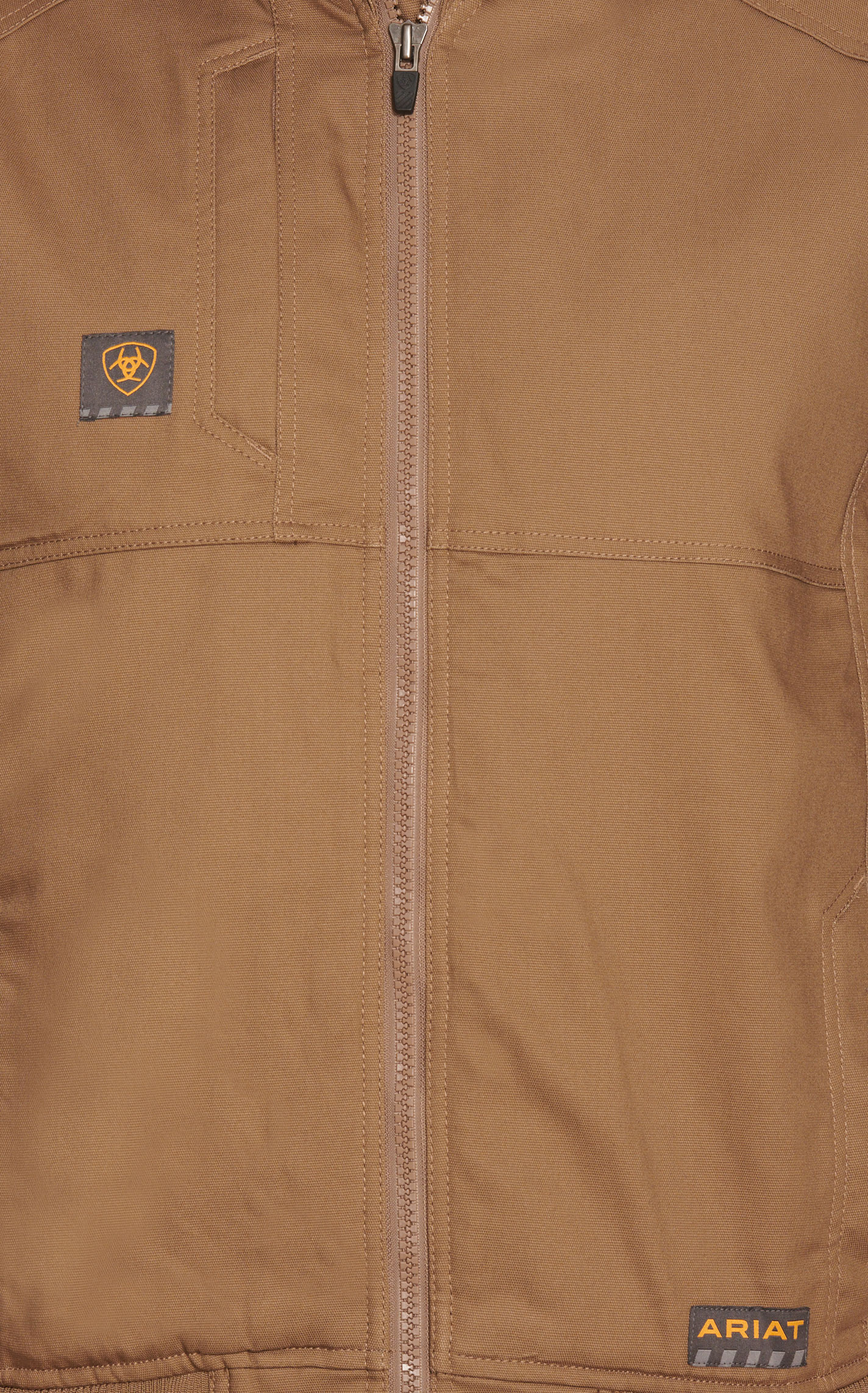 Ariat Men's Rebar DuraCanvas Field Khaki Insulated Work Jacket - Image 1