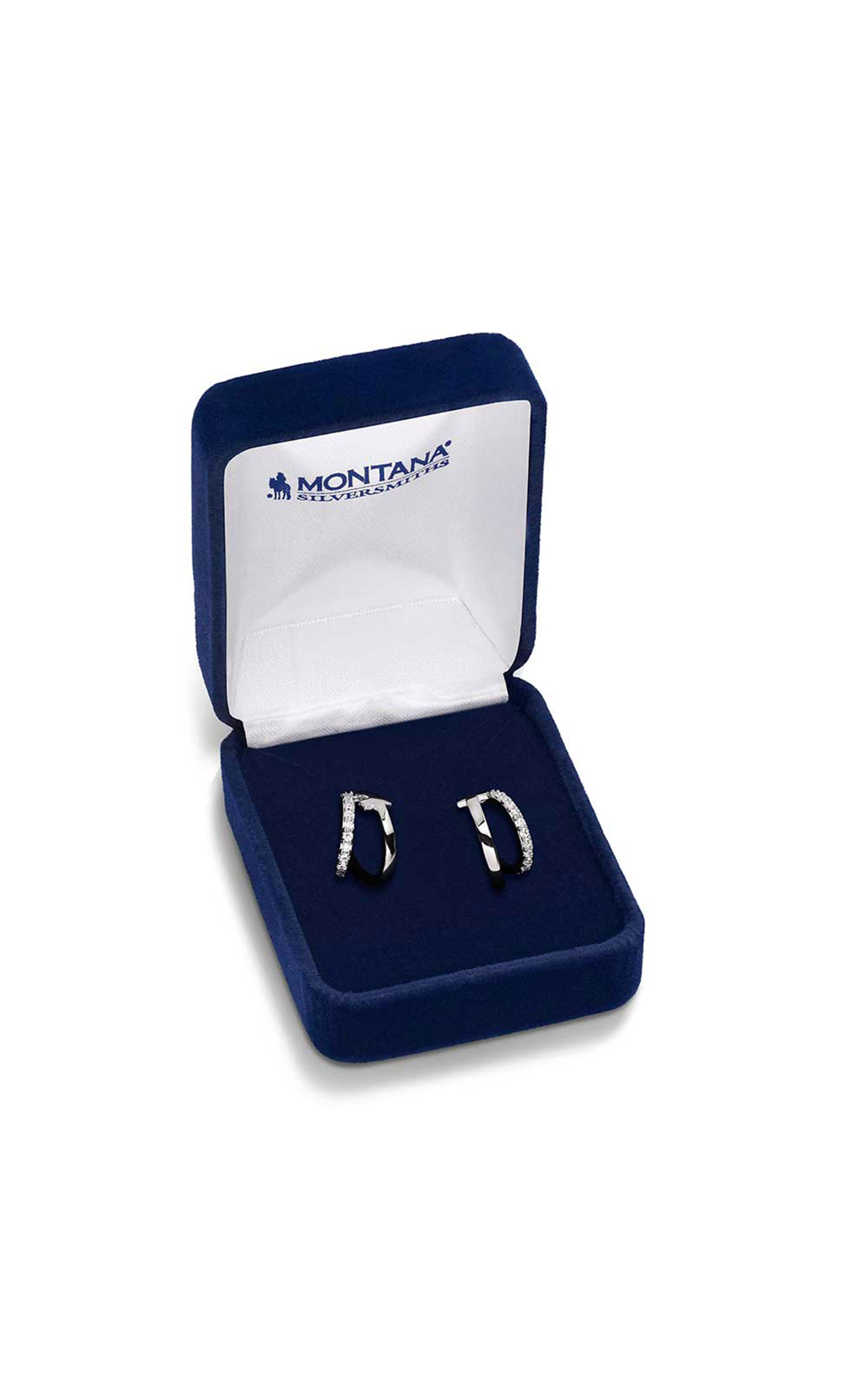 Montana Silversmiths Silver Wrapped in Faith Hoop Earrings - Image 1