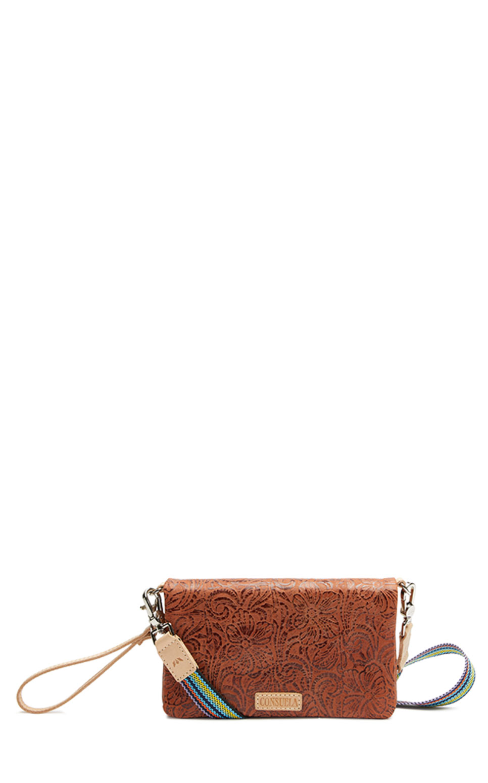 Consuela Sally Tooled Leather Uptown Crossbody Purse - Image 1
