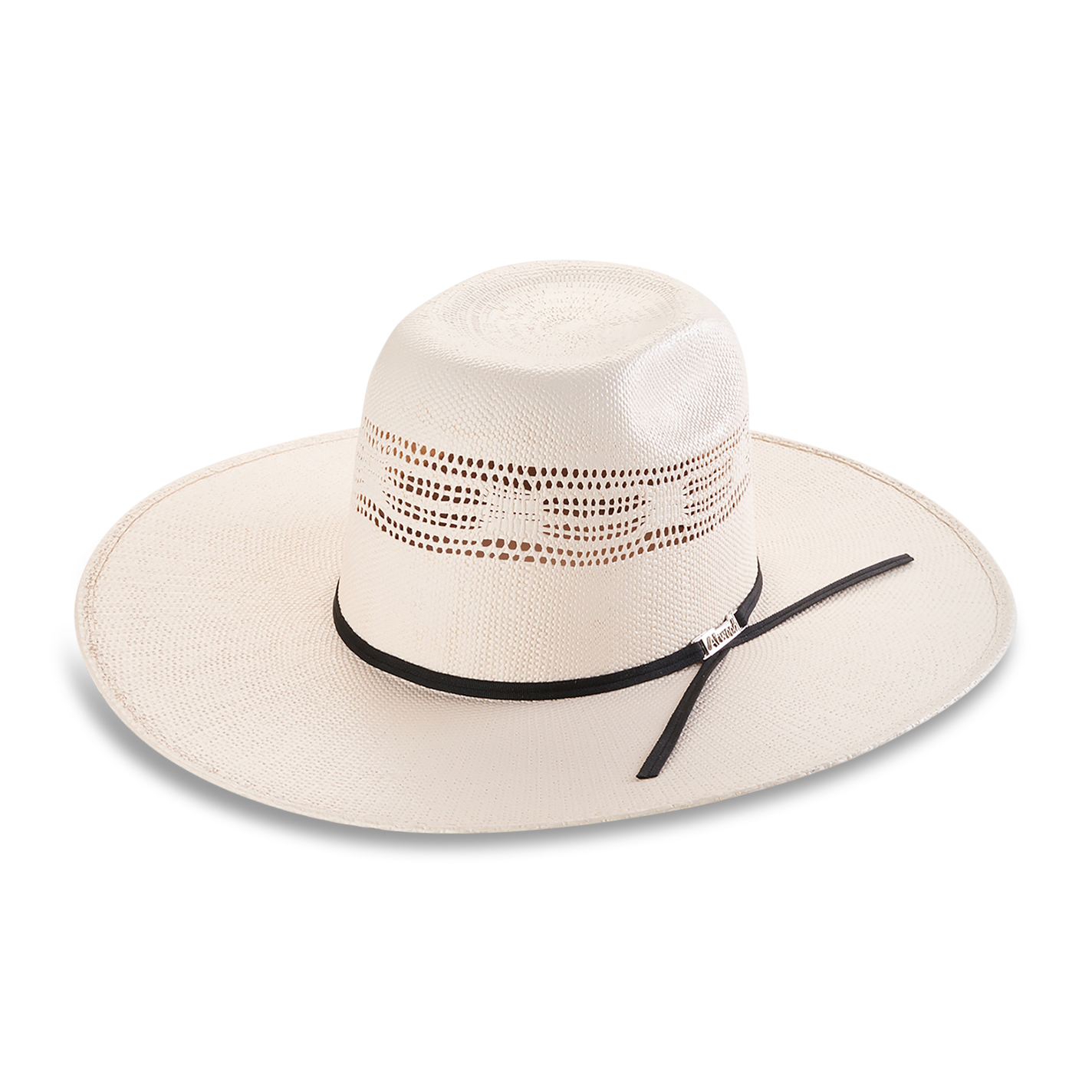 Atwood Rough Stock Natural Bangora Ventilated Straw Cowboy Hat - Image 1