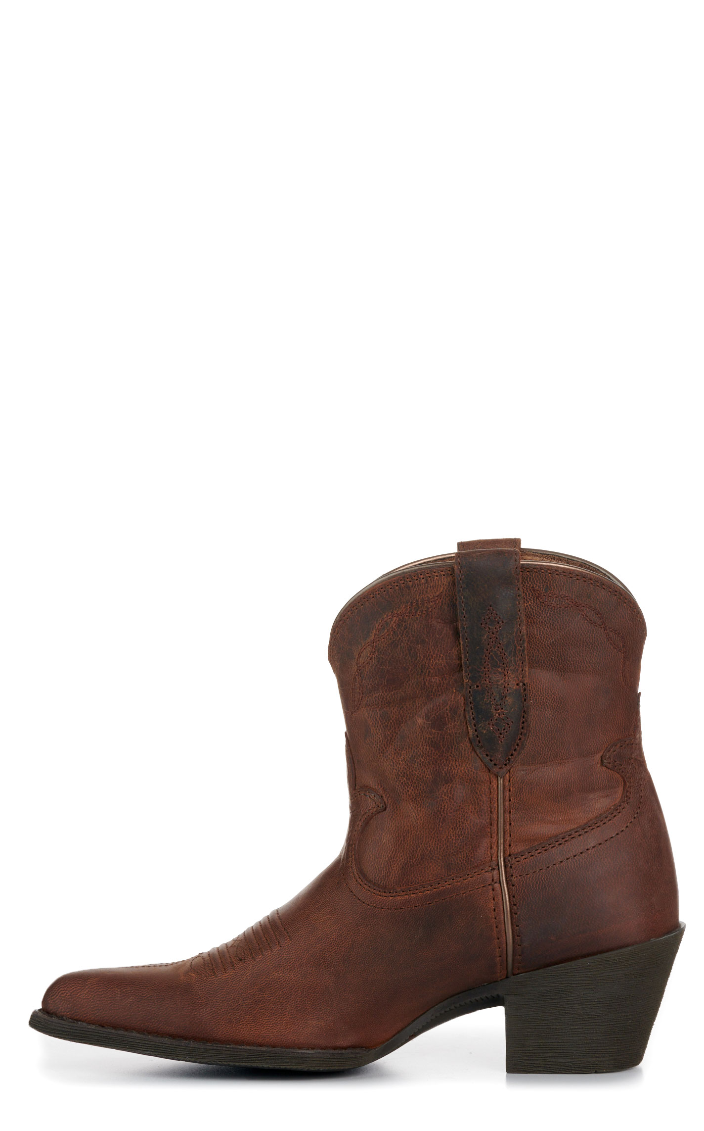 Ariat Women's Maggie Sassie Brown J Toe Booties - Image 1