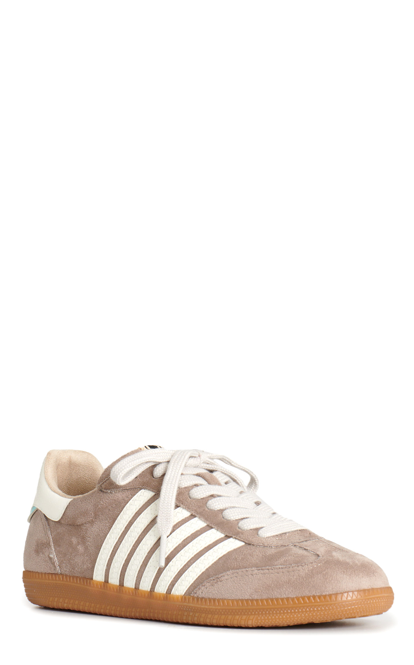 Shushop Women’s Stevie Taupe Almond Toe Casual Shoes - Image 1