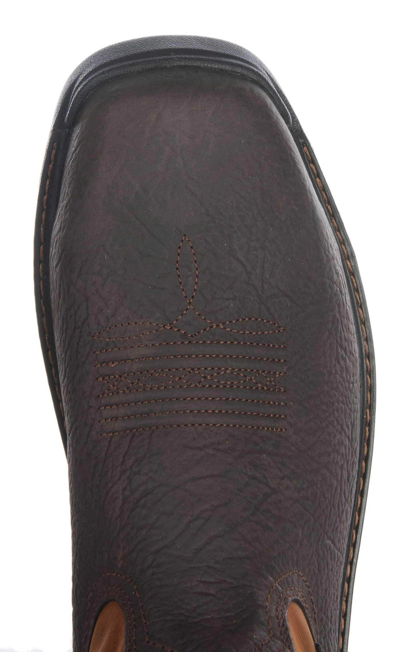 Ariat Men's Intrepid Brown and Orange VentTEK Square Composite Toe Work Boot - Image 1