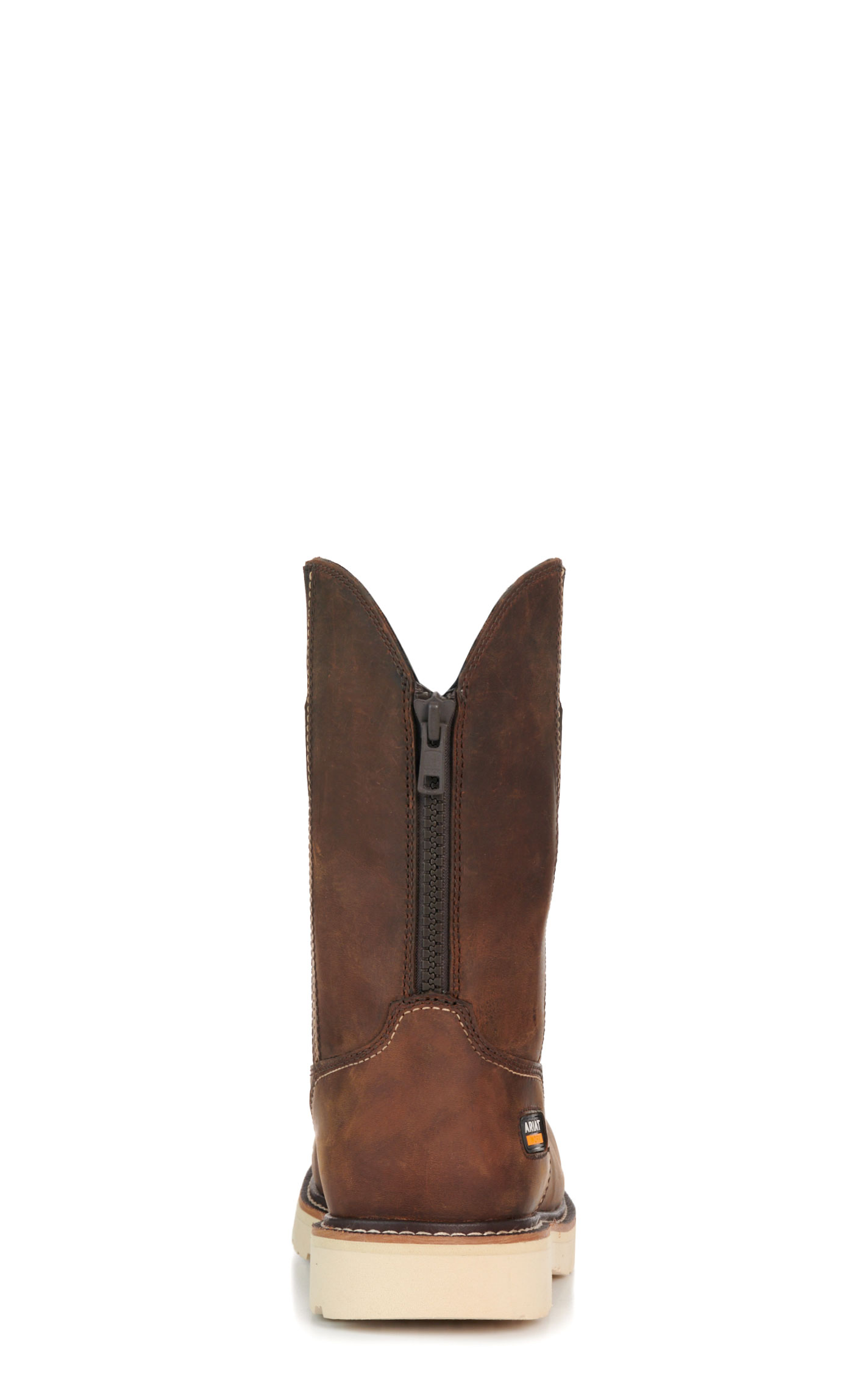 Ariat Men's Distressed Brown Rebar Composite Toe Work Boots - Image 1
