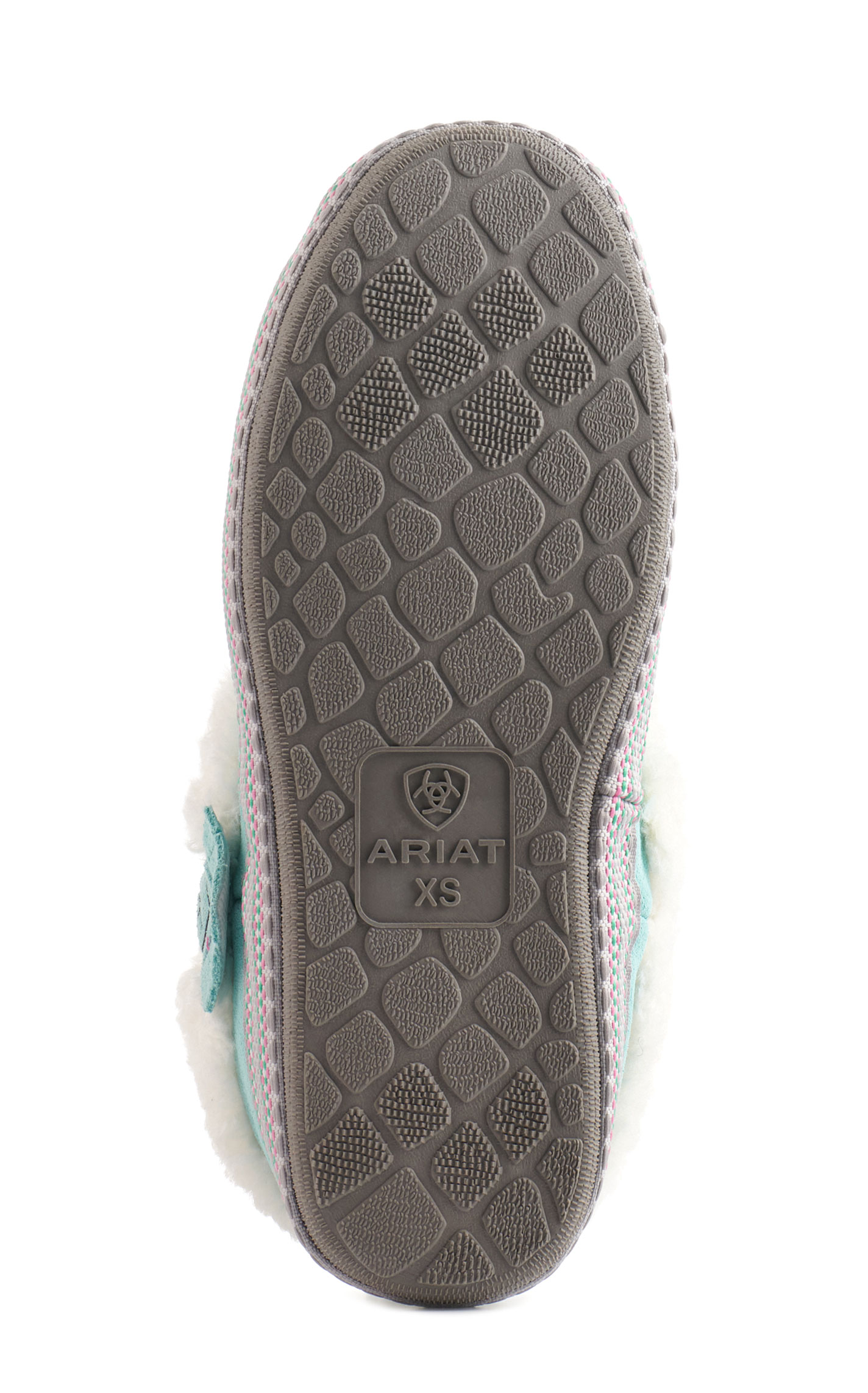 Ariat Women's Melody Turquoise Suede Slippers - Image 1