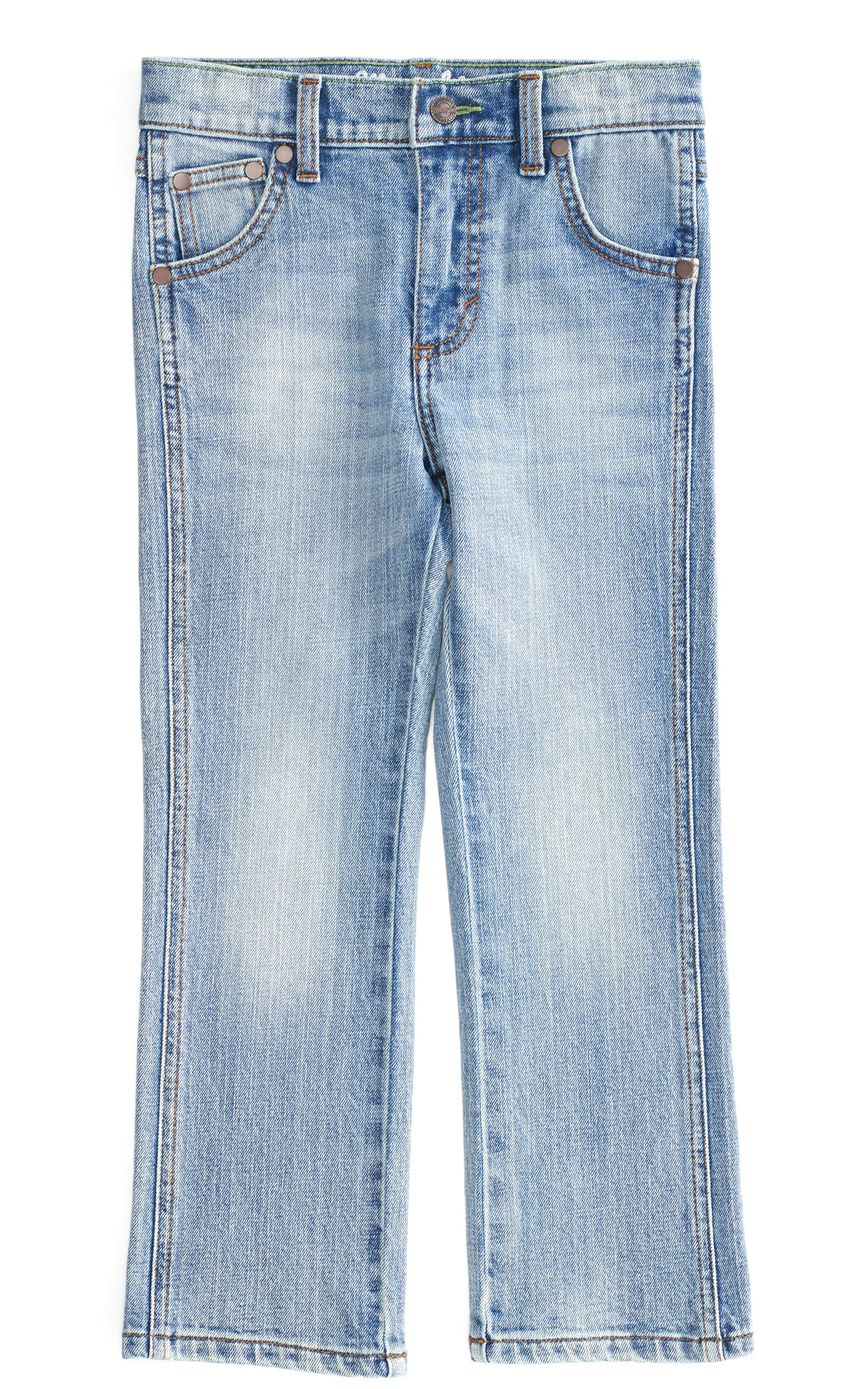 Wrangler Retro Boy's Jacksboro Light Wash Slim Fit Straight Leg Jeans (8-16) - Image 1