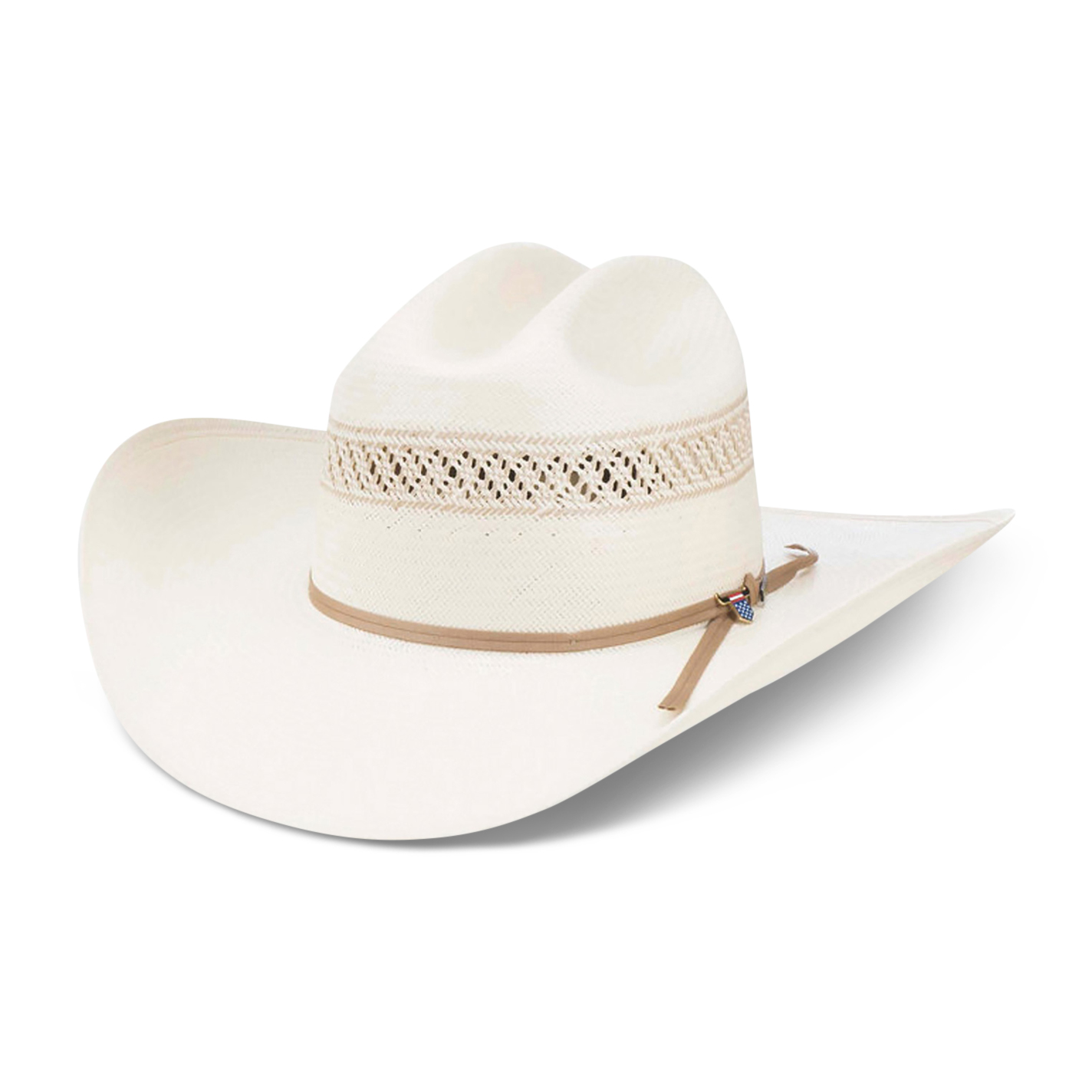 Resistol 10X Wildfire Two Tone Vented Straw Cowboy Hat - Image 1