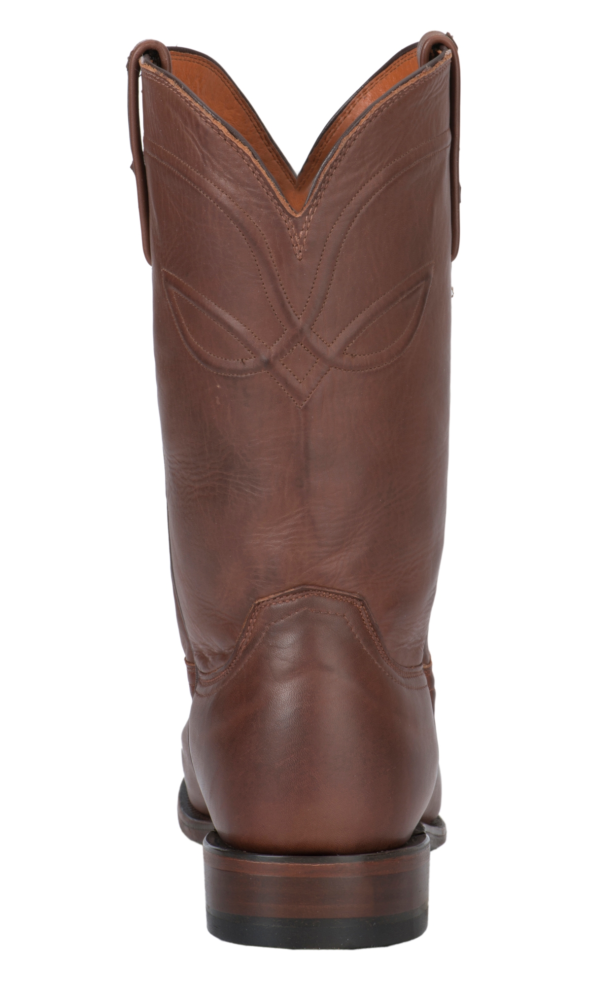 Lucchese Men's 1883 Tan Burnished Ranch Hand Roper Boot - Image 1