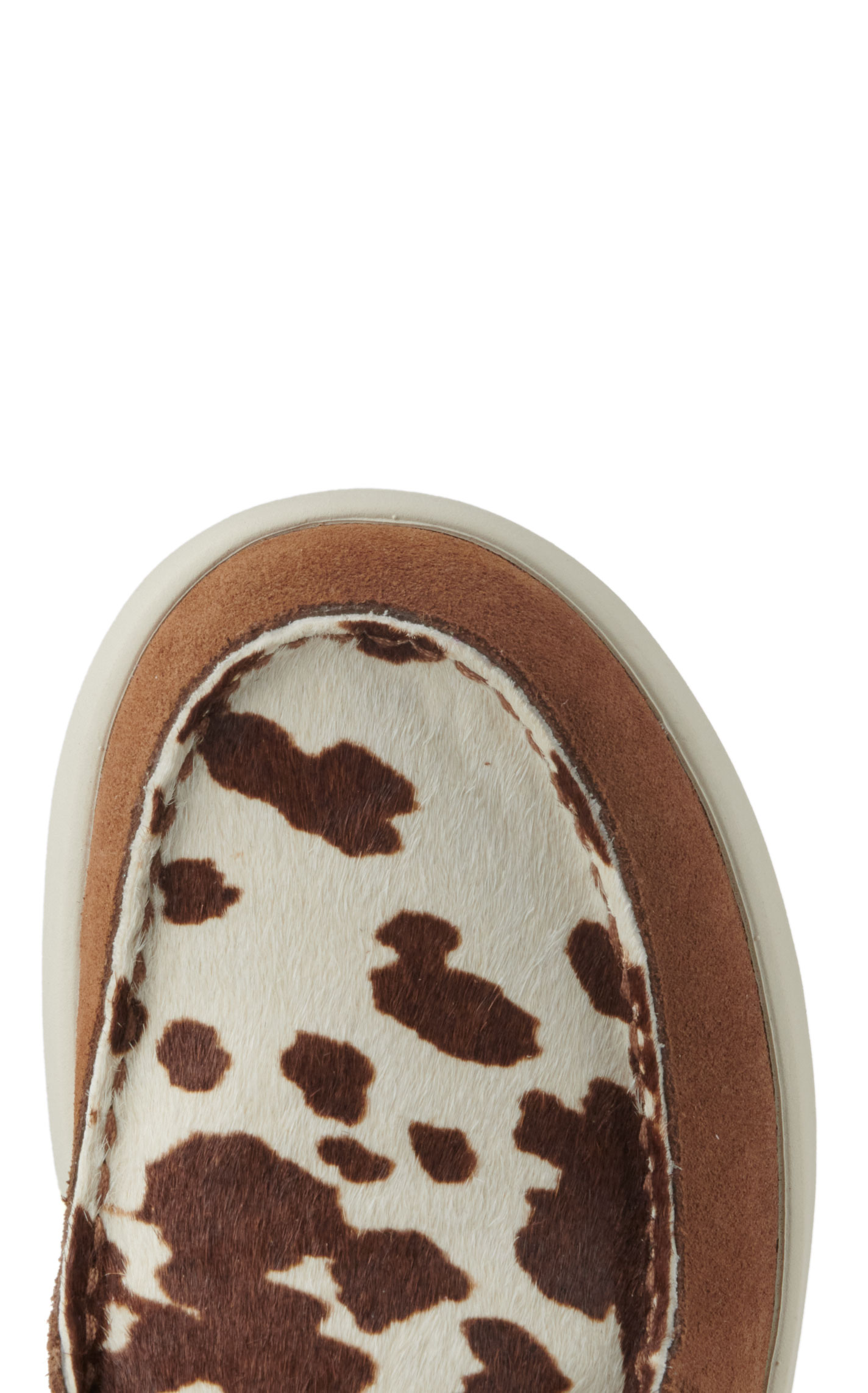Ariat Women's Hilo Ginger Suede and Cow Print Lace Up Casual Shoes - Image 1