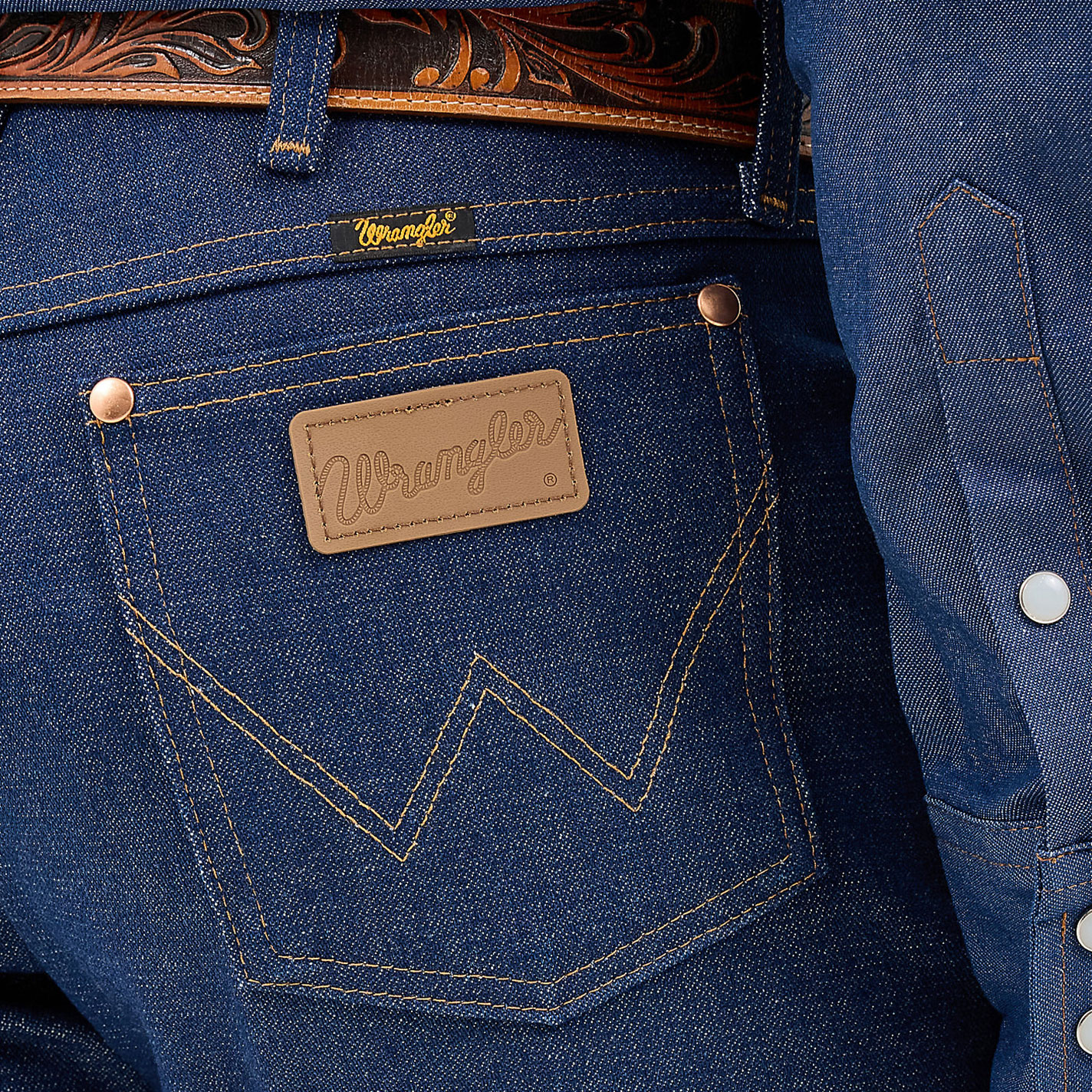 Wrangler Cowboy Cut Rigid Indigo Original Fit Jeans - Image 1