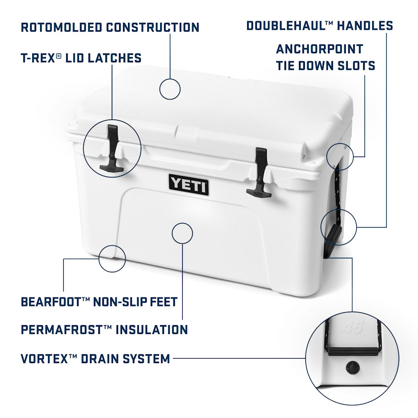 YETI Big Blue Sky Tundra 45 Hard Cooler - Image 1