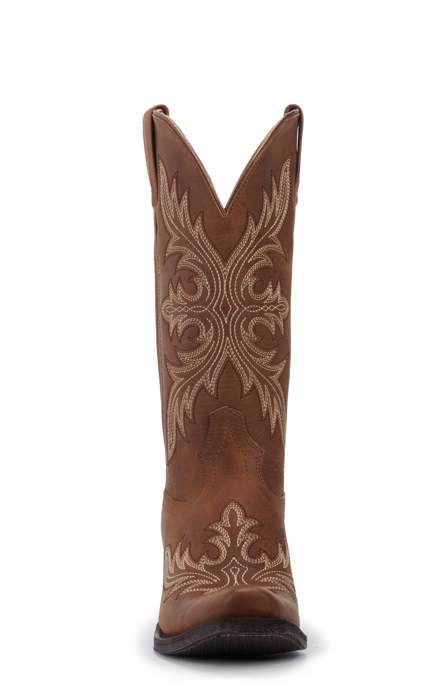 Ariat Women's Circuit Rosewood Natural Tan Square Toe Cowboy Boots - Image 1