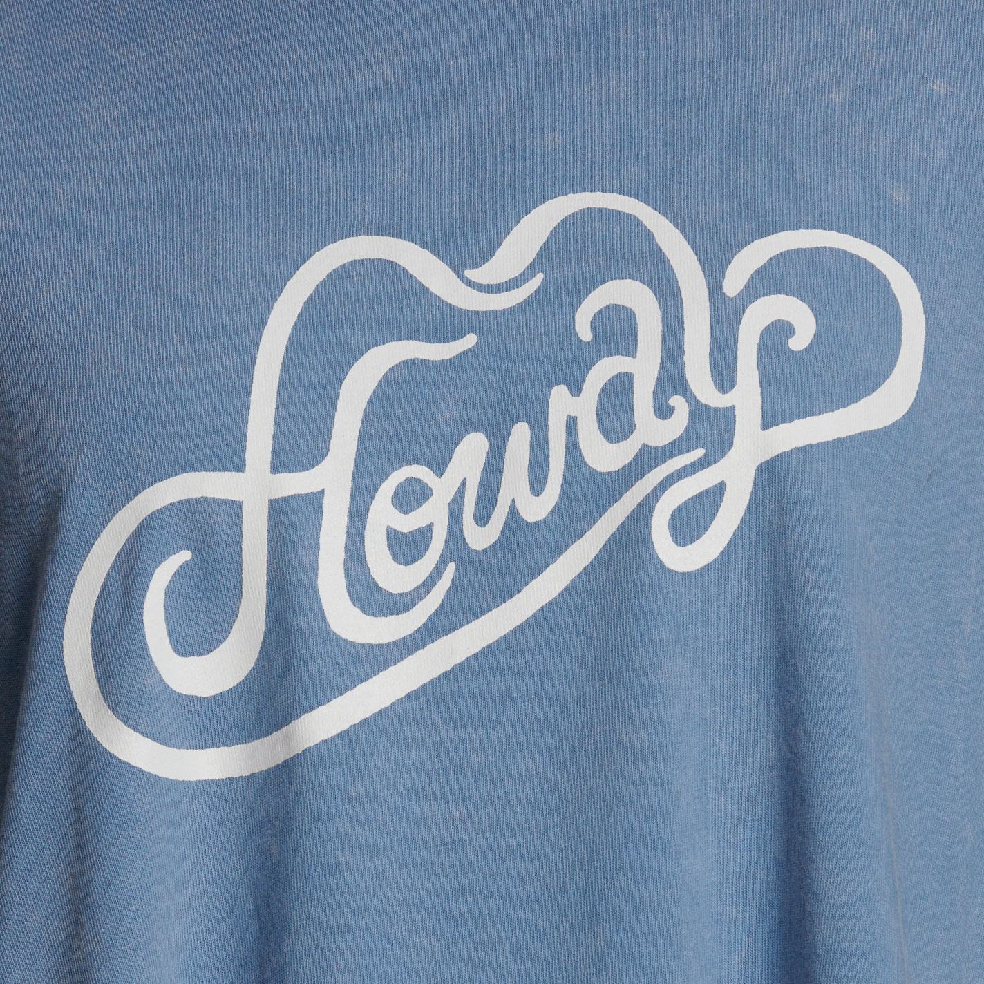 Rockin' C Women's Summer Sky Blue Oversized Howdy T-Shirt - Image 2