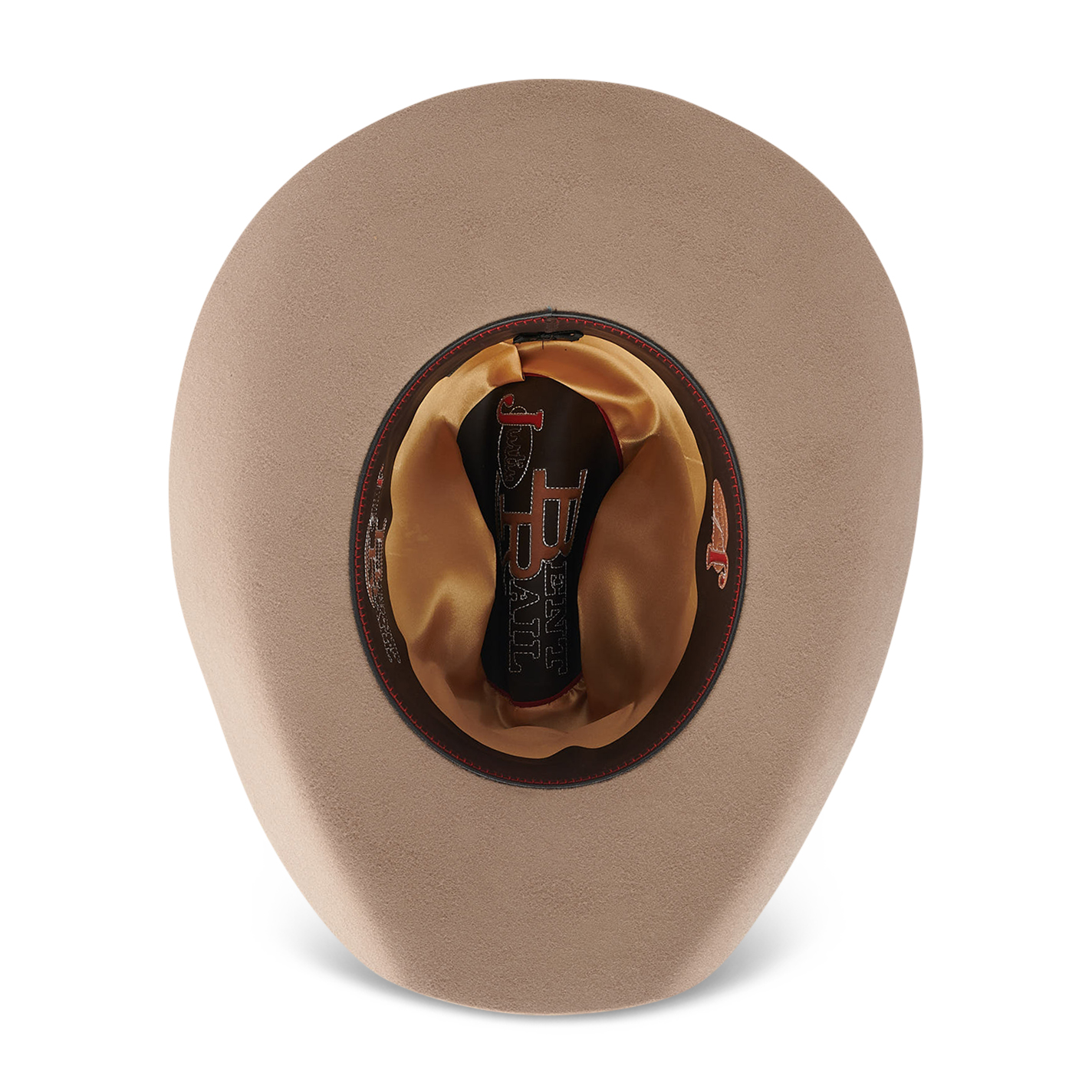Justin Bent Rail Alpine Stone Gus Felt Cowboy Hat - Image 1