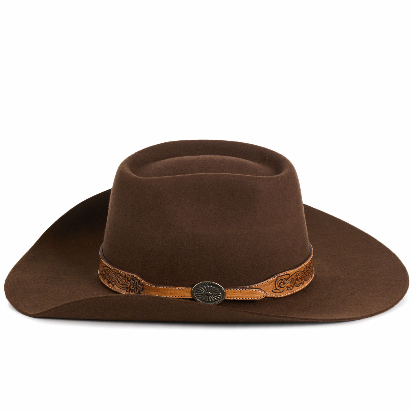 Rockin C Women's Rowdy Chocolate Wool Cowboy Hat - Image 1
