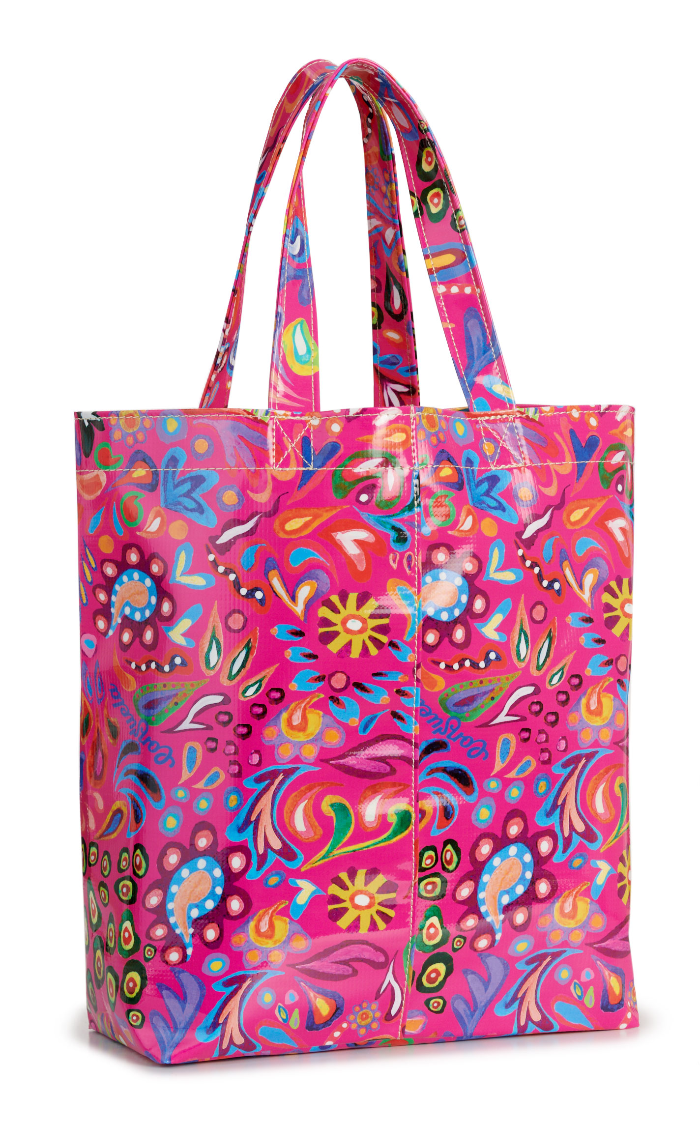 Consuela Ceci Grab-N-Go Basic Pink Abstract Tote Bag - Image 1