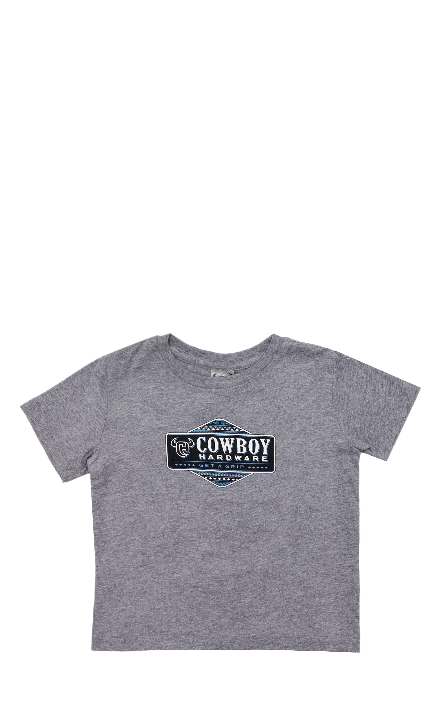 Cowboy Hardware Toddler Boy's Gray Aztec Graphic T-Shirt - Image 1