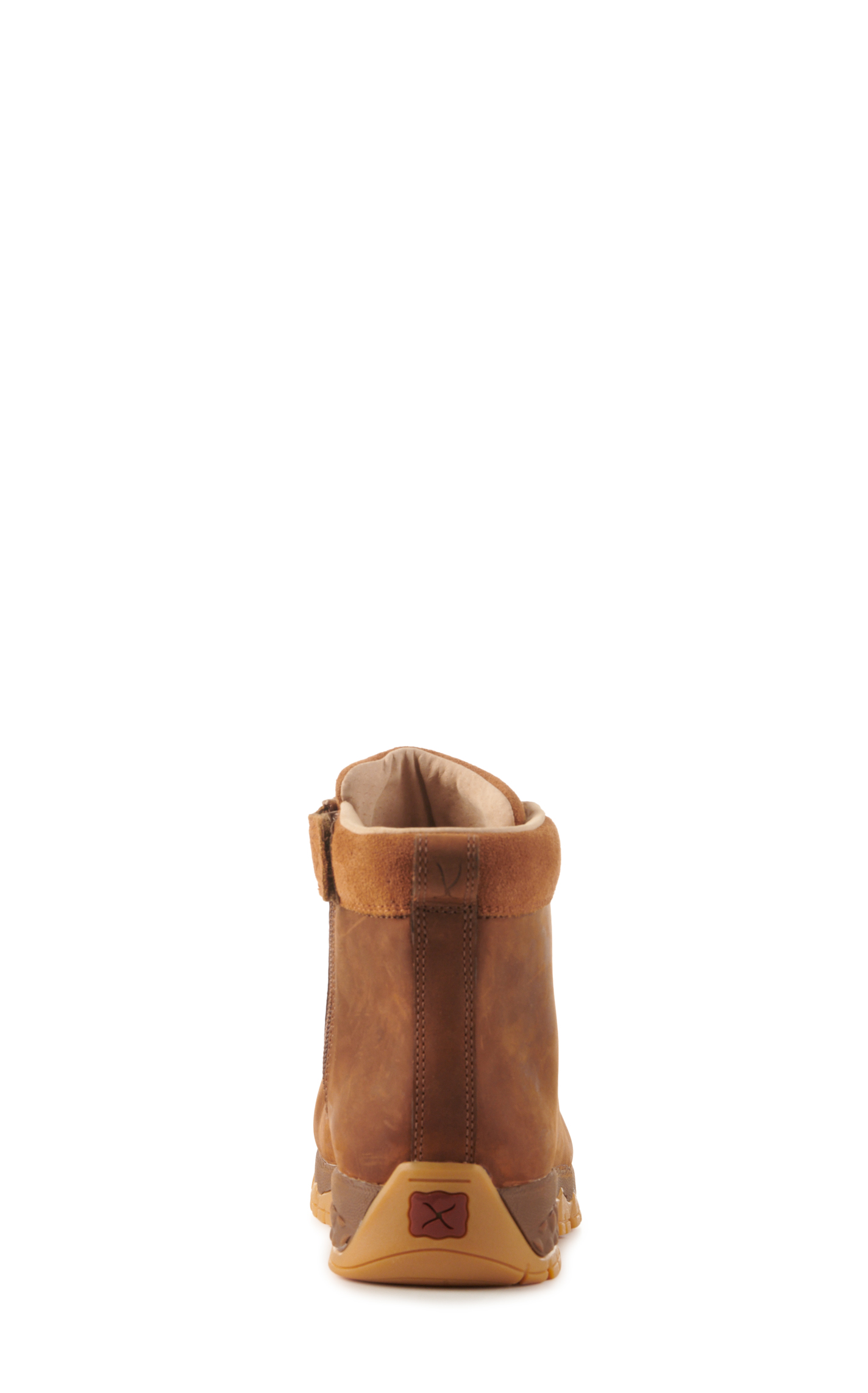 Twisted X Women's Oiled Saddle Cell Stretch Moc Steel Toe Lace Up Work Boots - Image 1